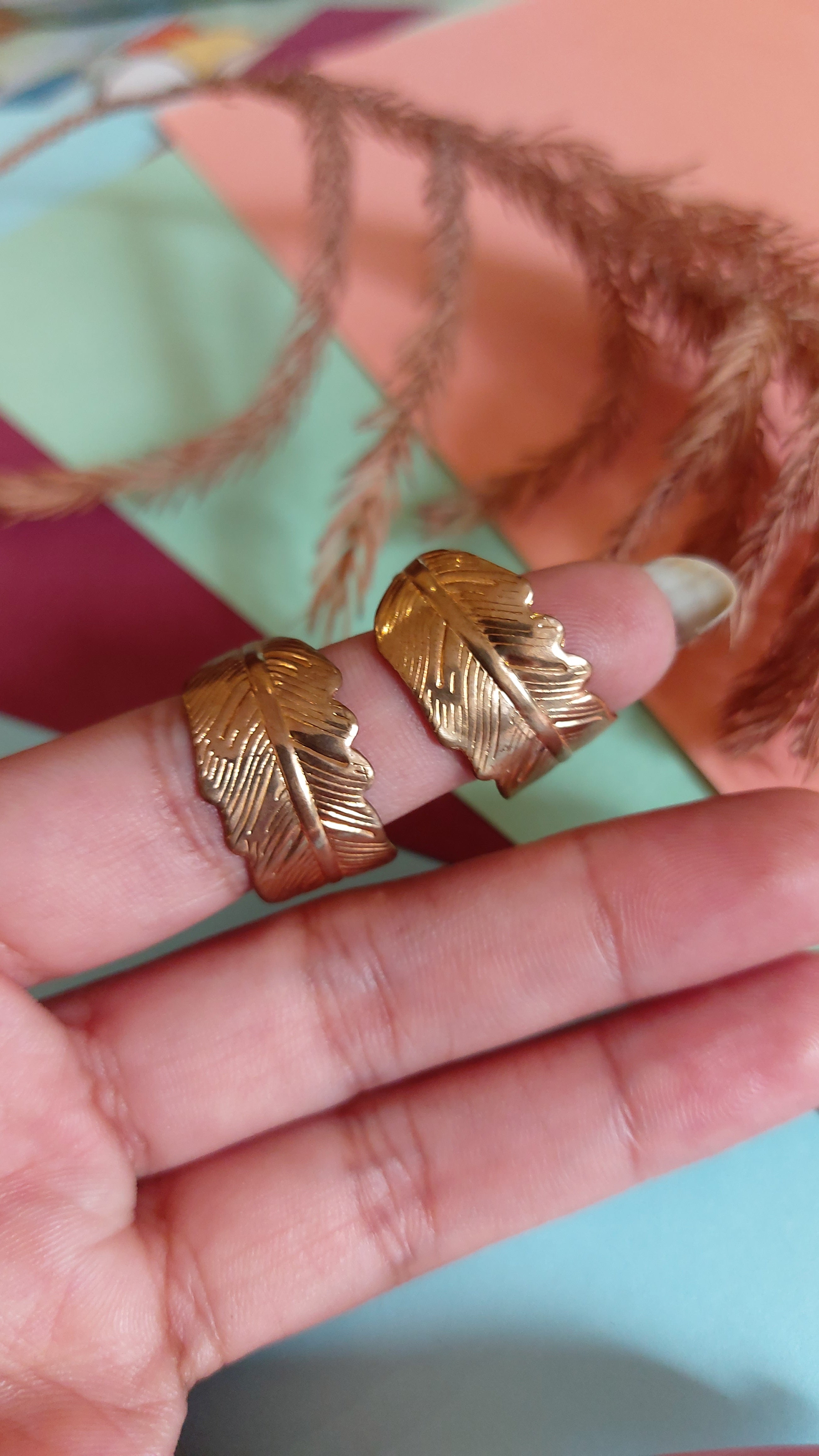 GOLD PLATED HOOP EARRING