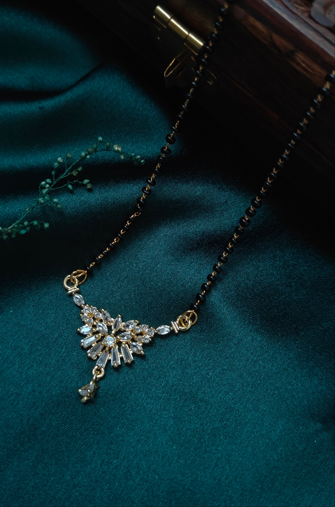 American Diamond Mangalsutra Necklace