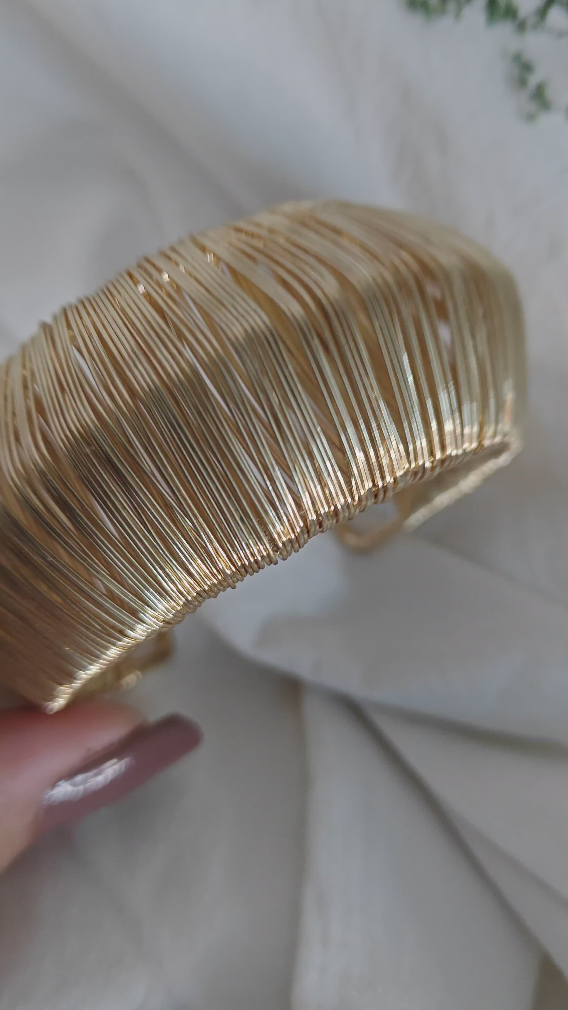 MESH GOLD PLATED BRACELET