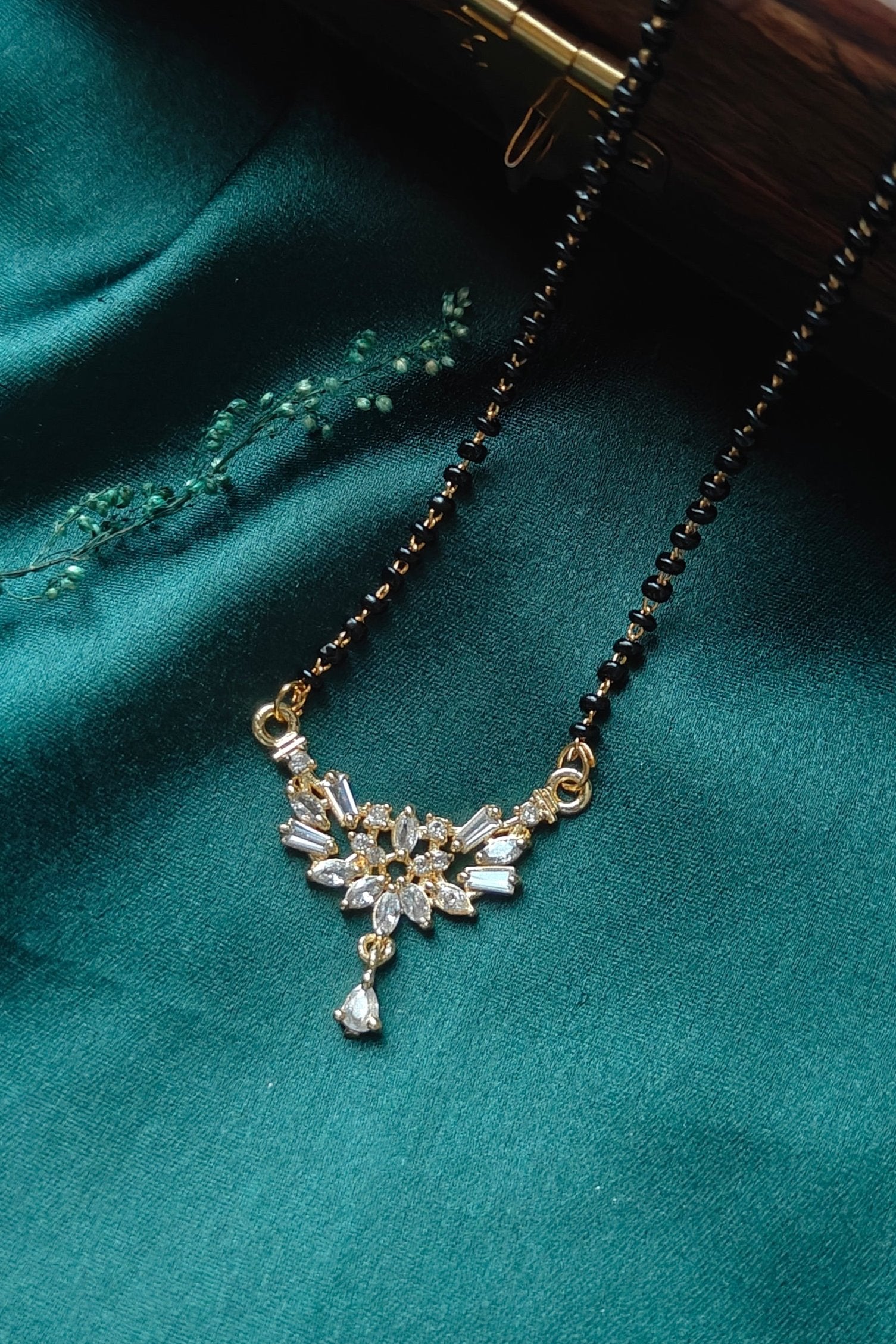 American Diamond Mangalsutra Necklace