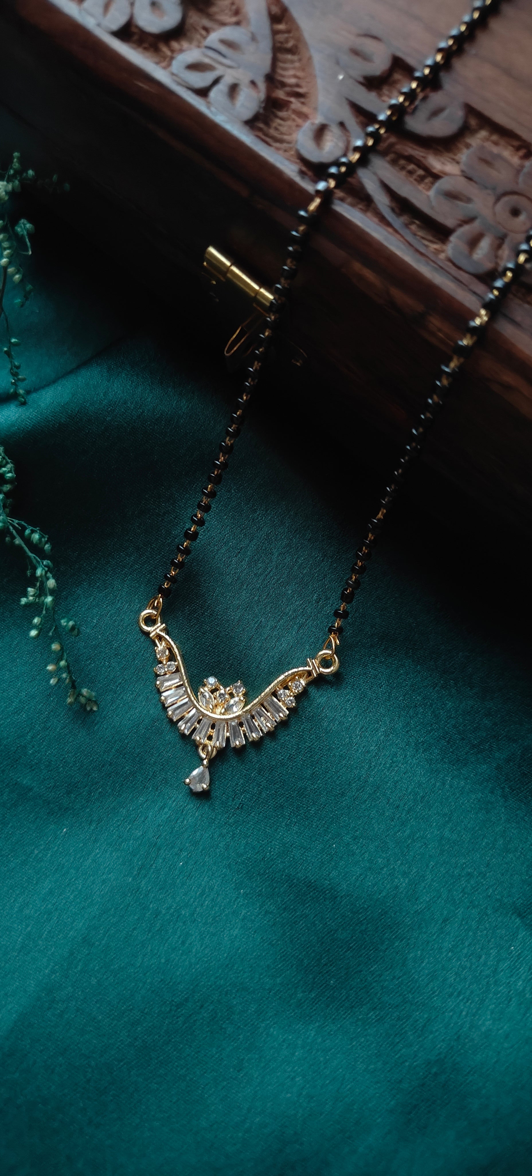 American Diamond Mangalsutra Necklace