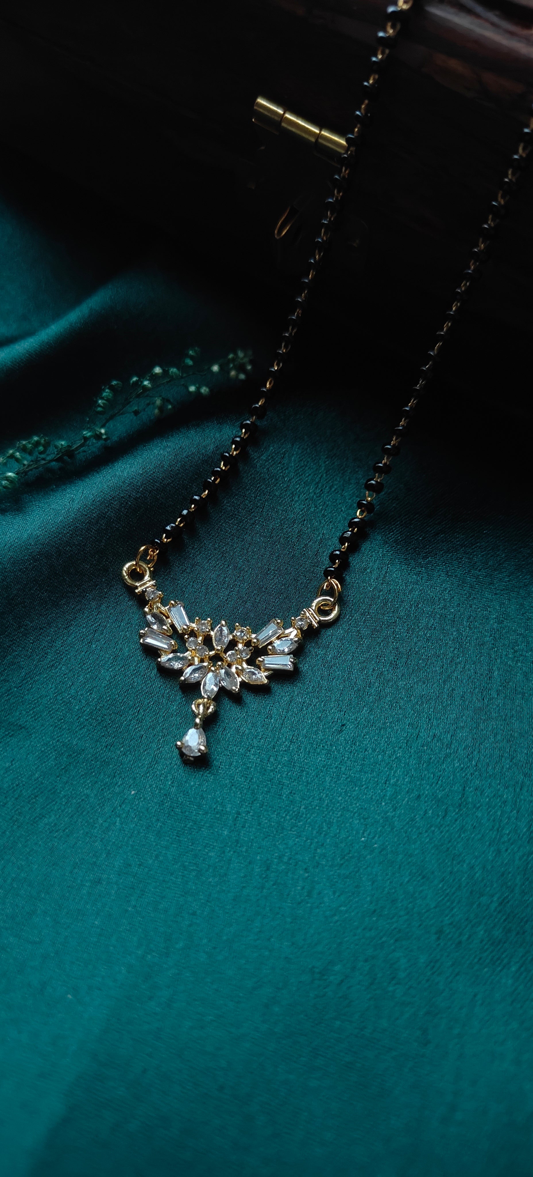 American Diamond Mangalsutra Necklace