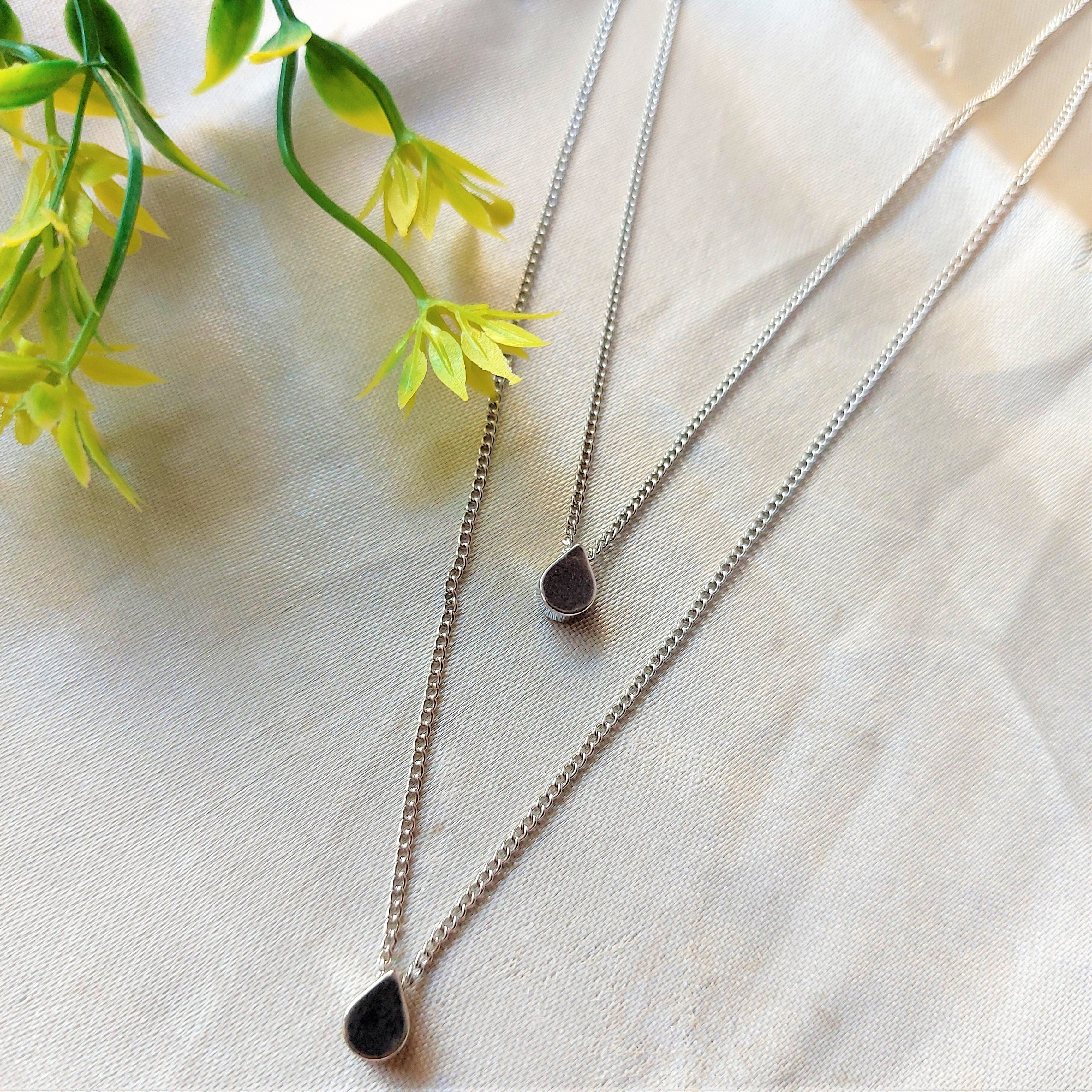 Silver Plated Double Layered Charm Pendant