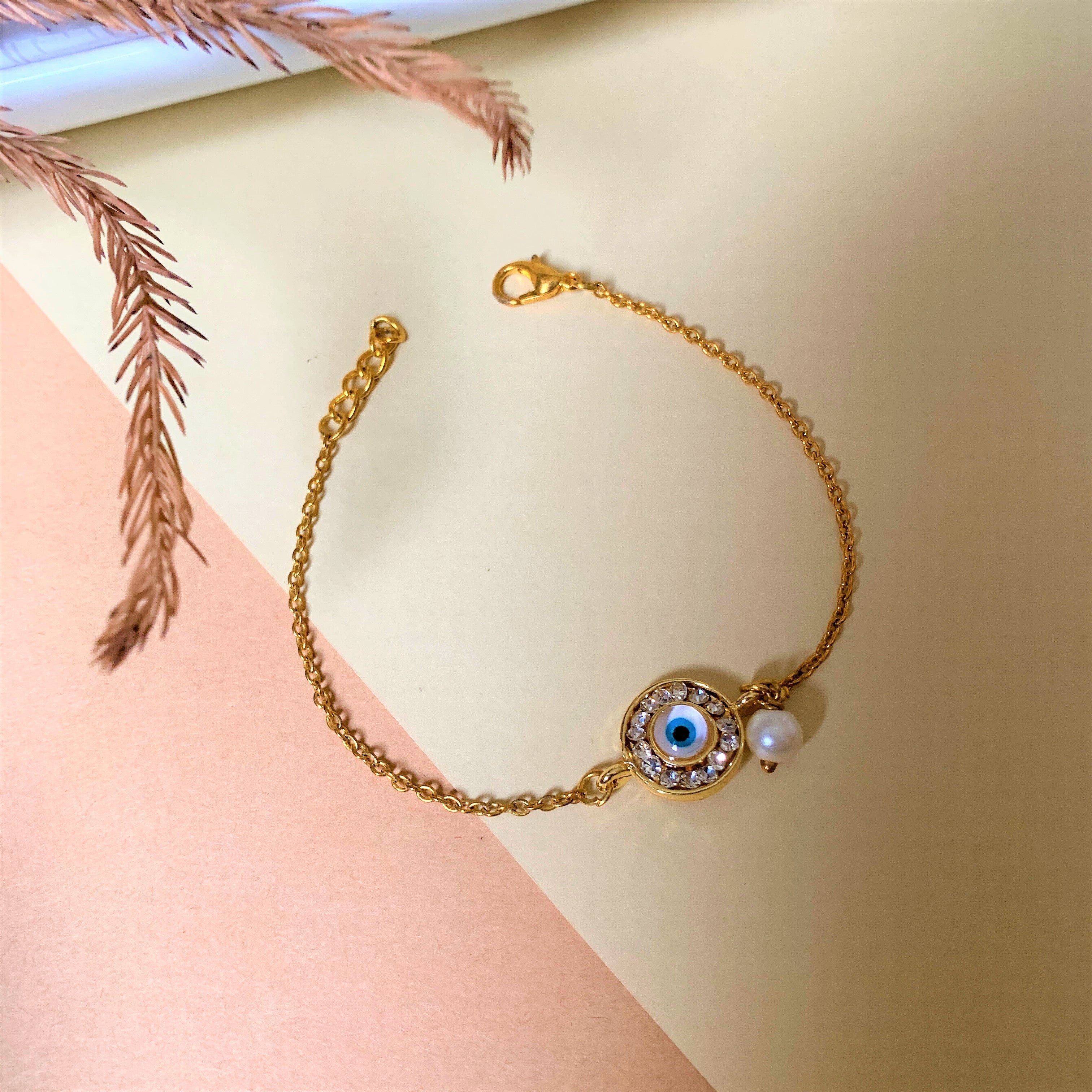 EVIL EYE HAND BRACELET