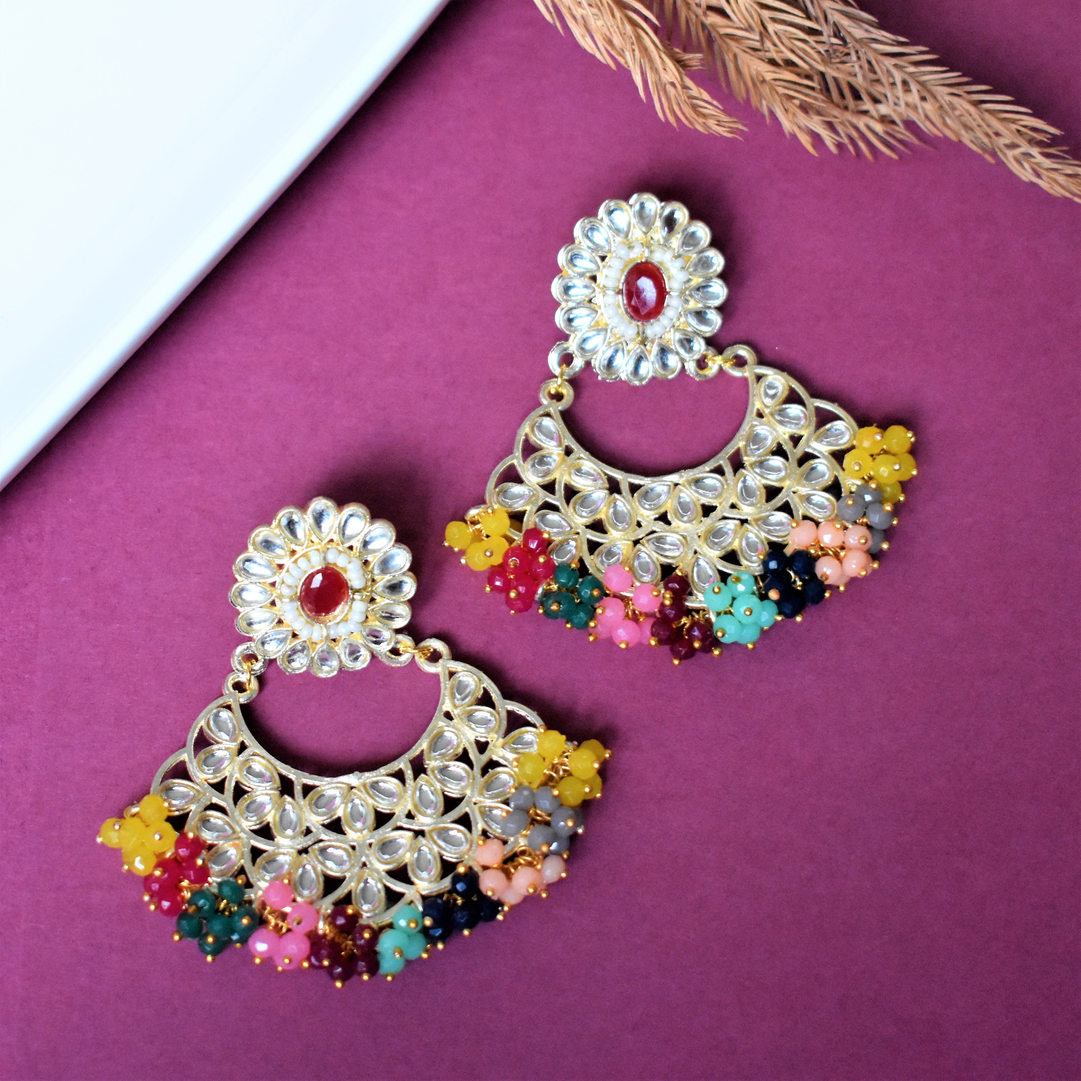 KUNDAN EARRING