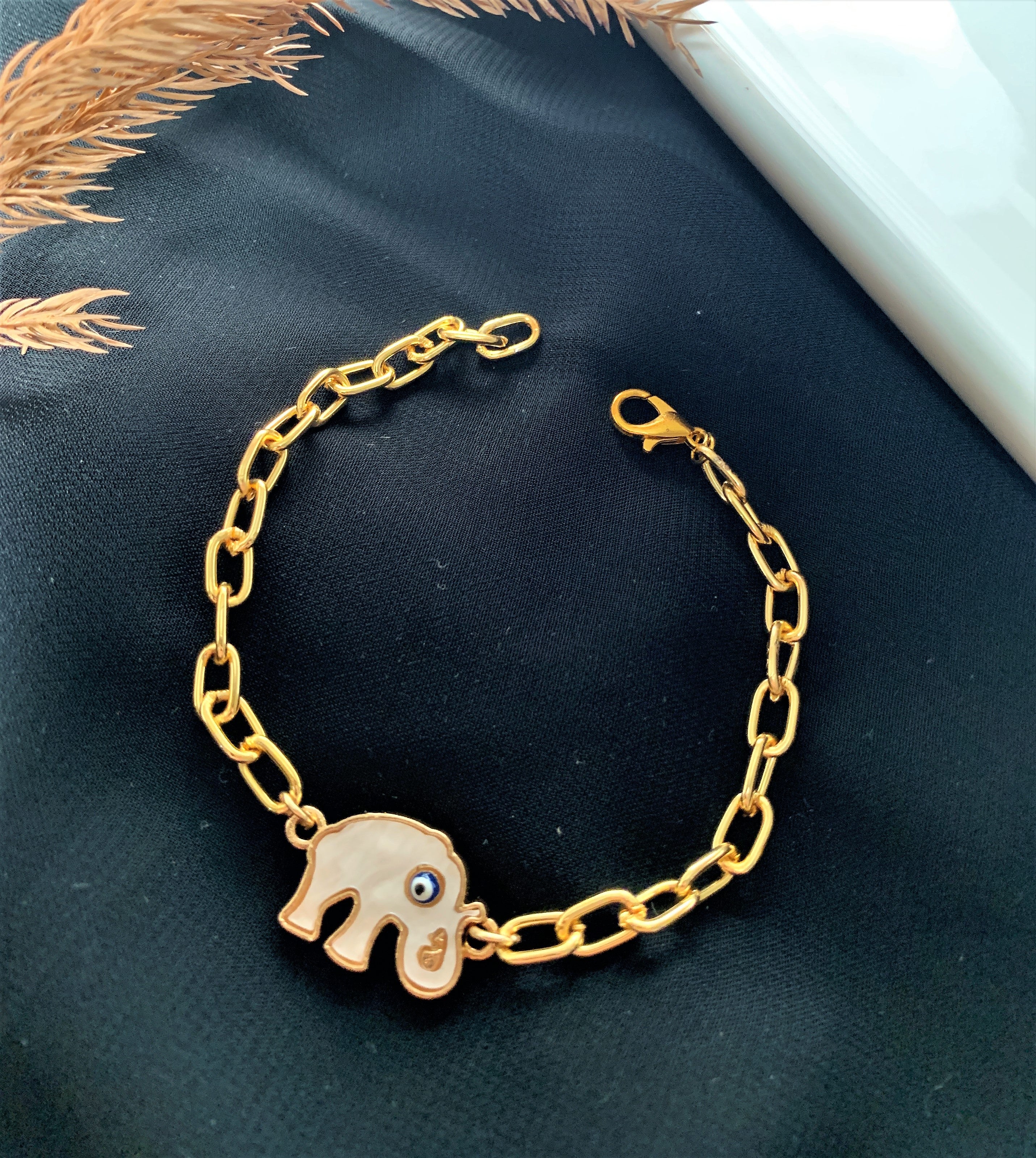 CHUNKY GOLD PLATED CHAIN BRACELET