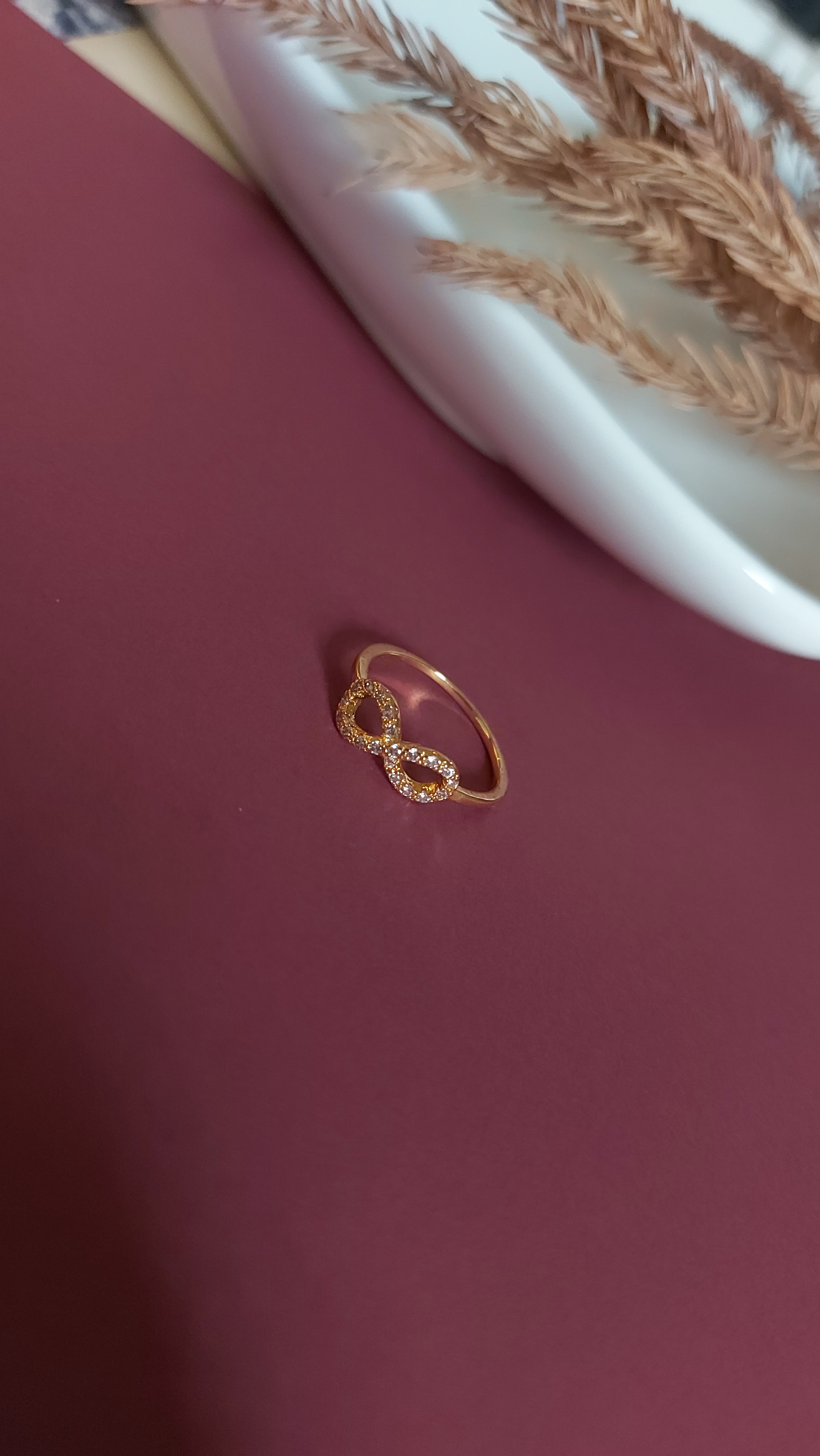 AMERICAN DIAMOND INFINITY RING BAND