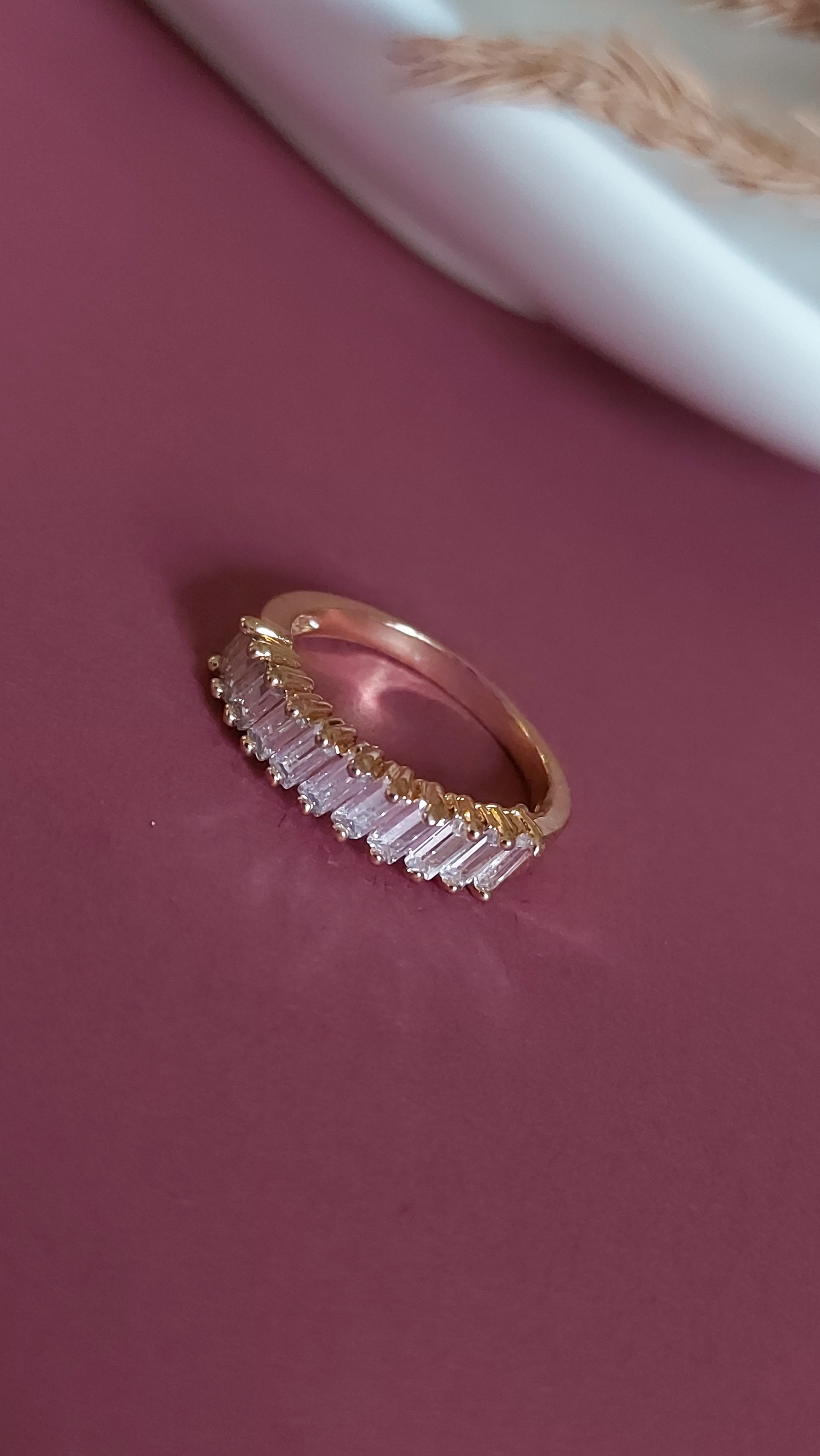 AMERICAN DIAMOND RING BAND
