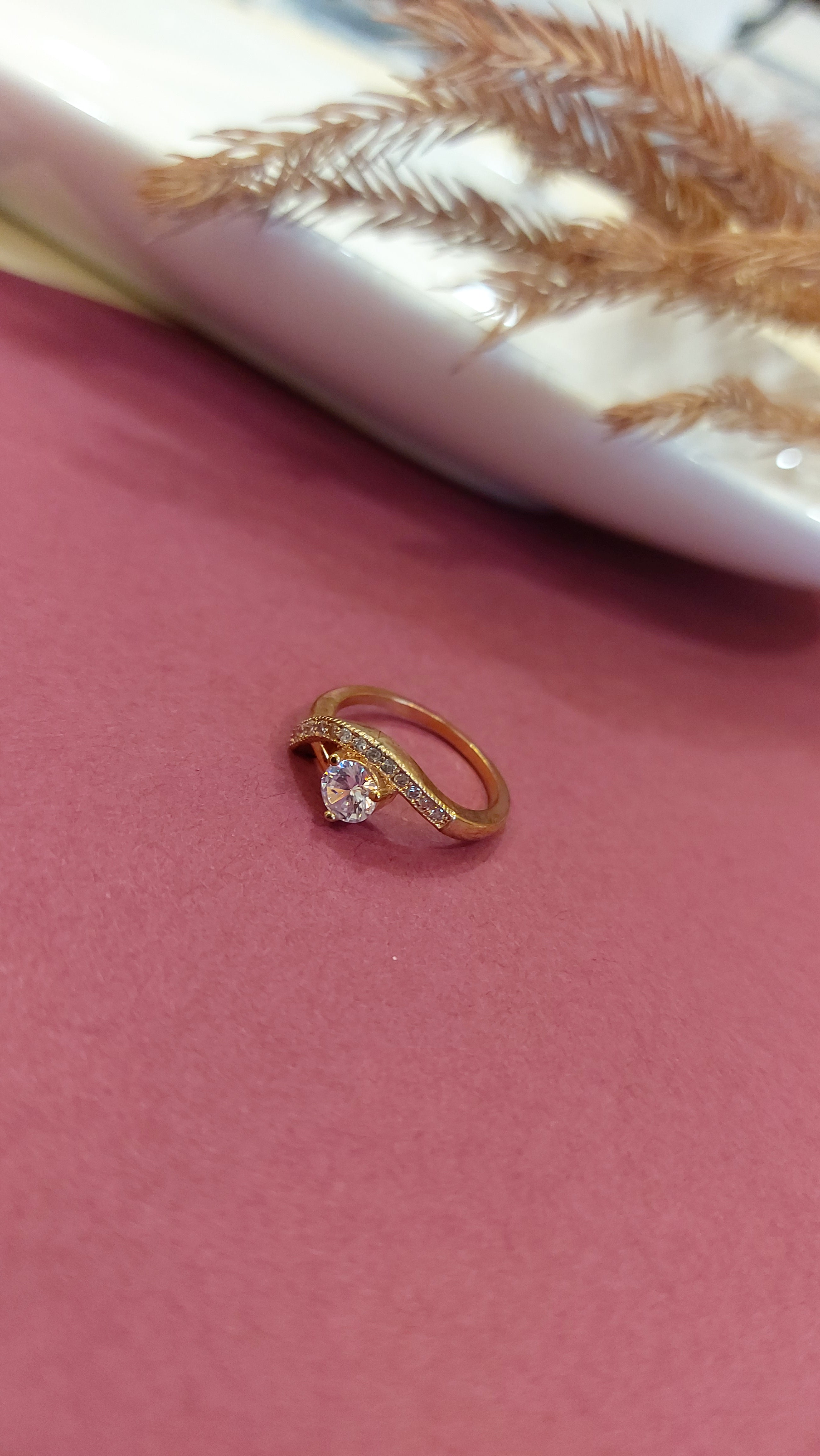AMERICAN DIAMOND SOLITAIRE RING