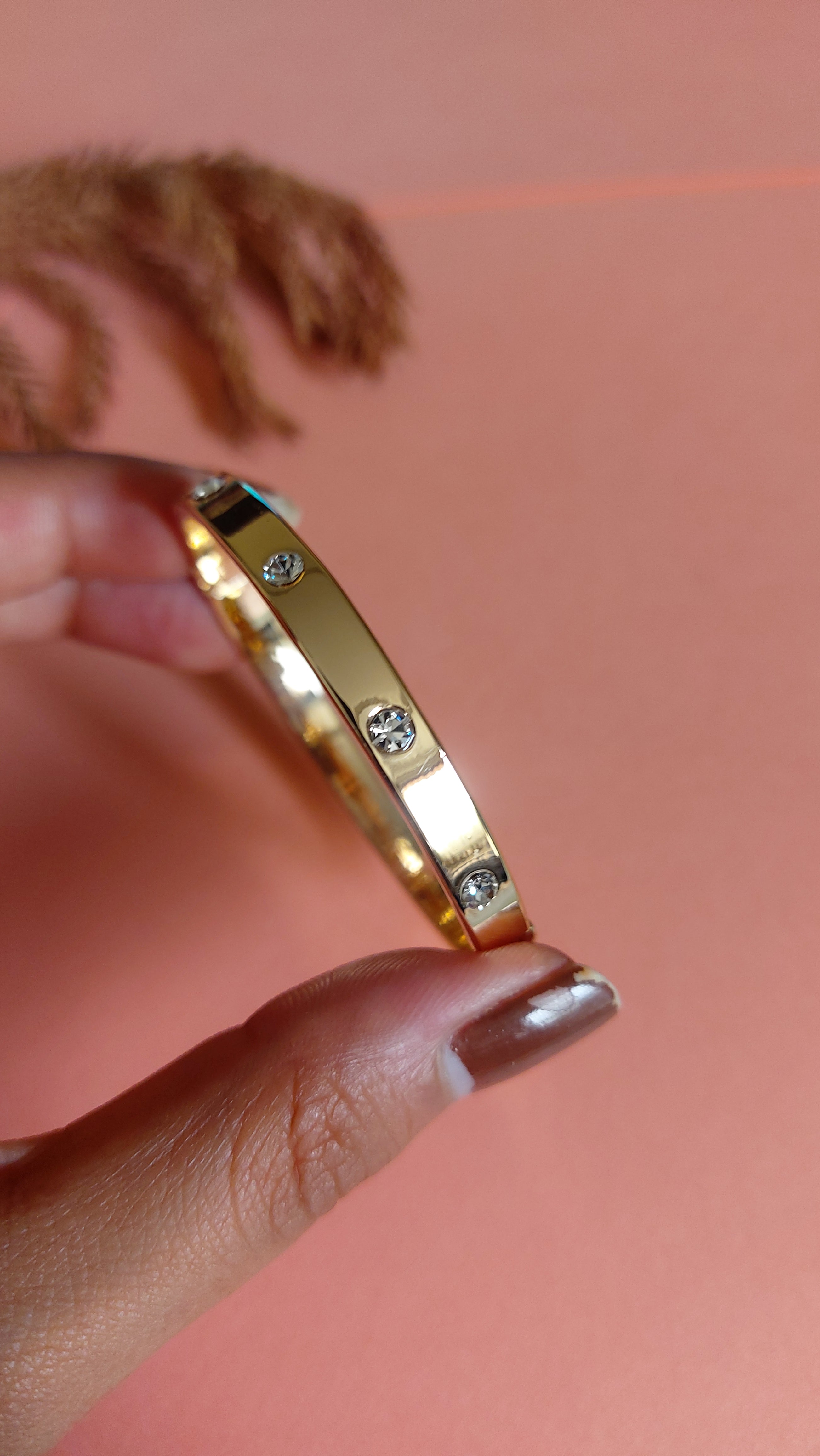 GOLD PLATED OPENABLE BRACELET