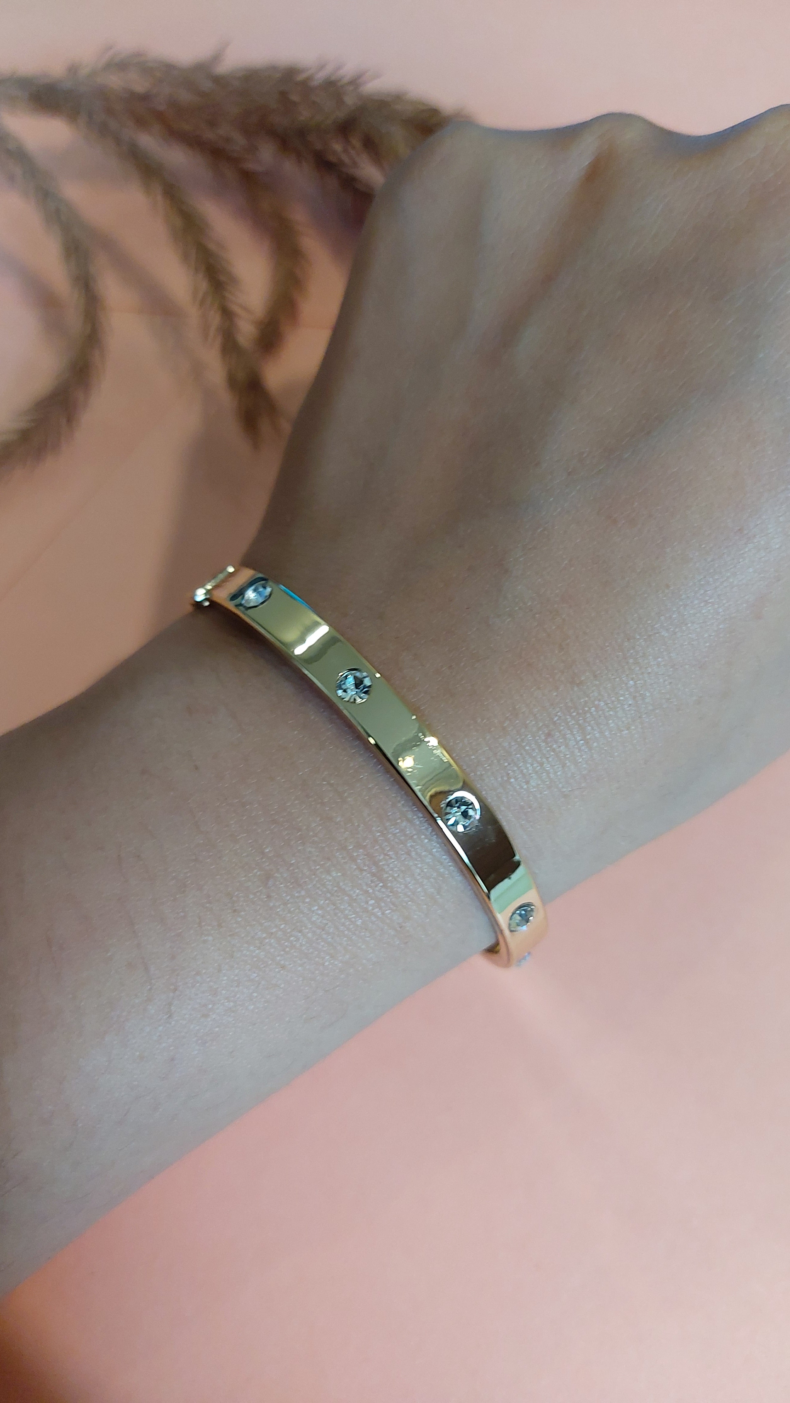 GOLD PLATED OPENABLE BRACELET