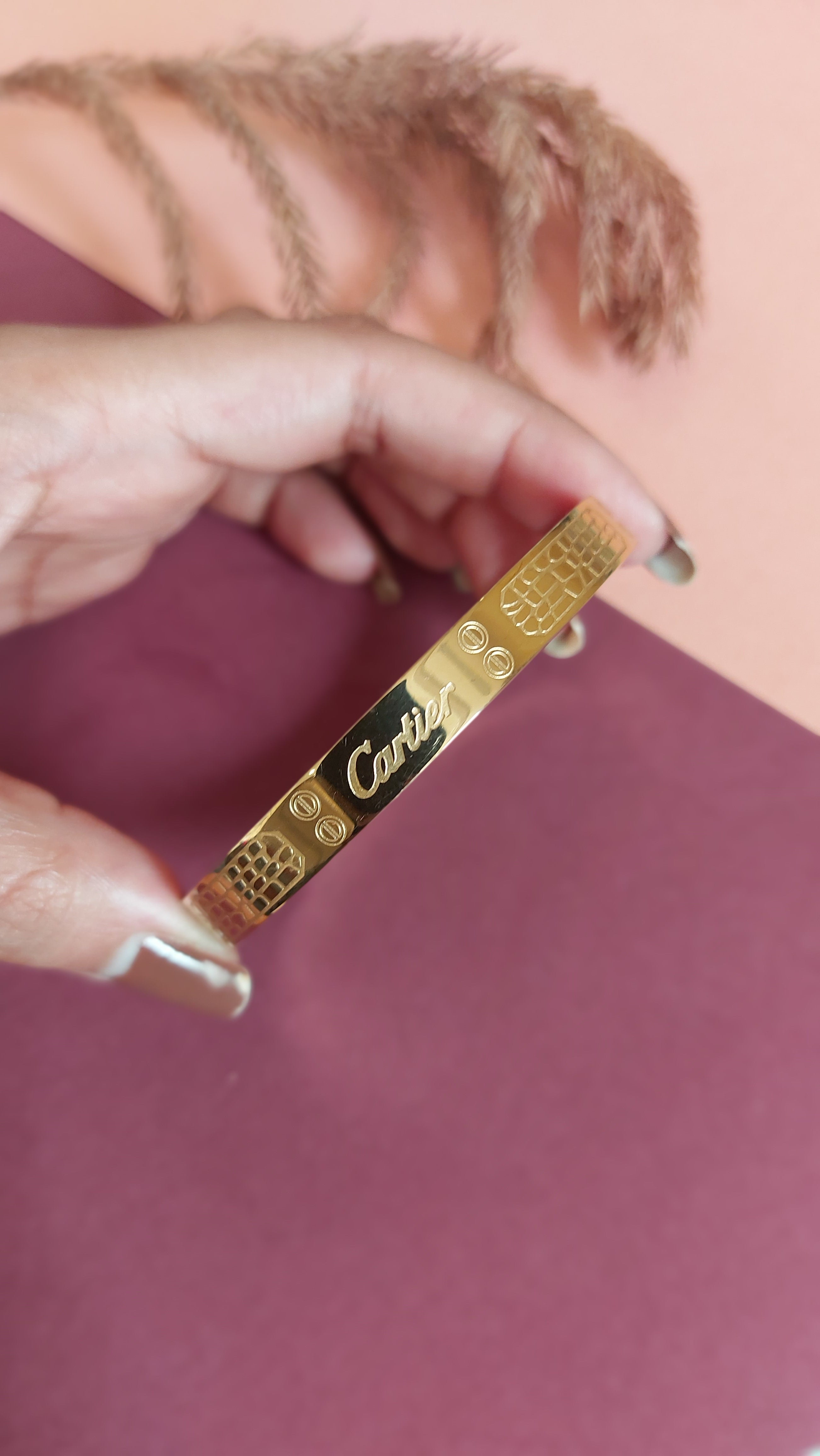 GOLD PLATED OPENABLE BRACELET