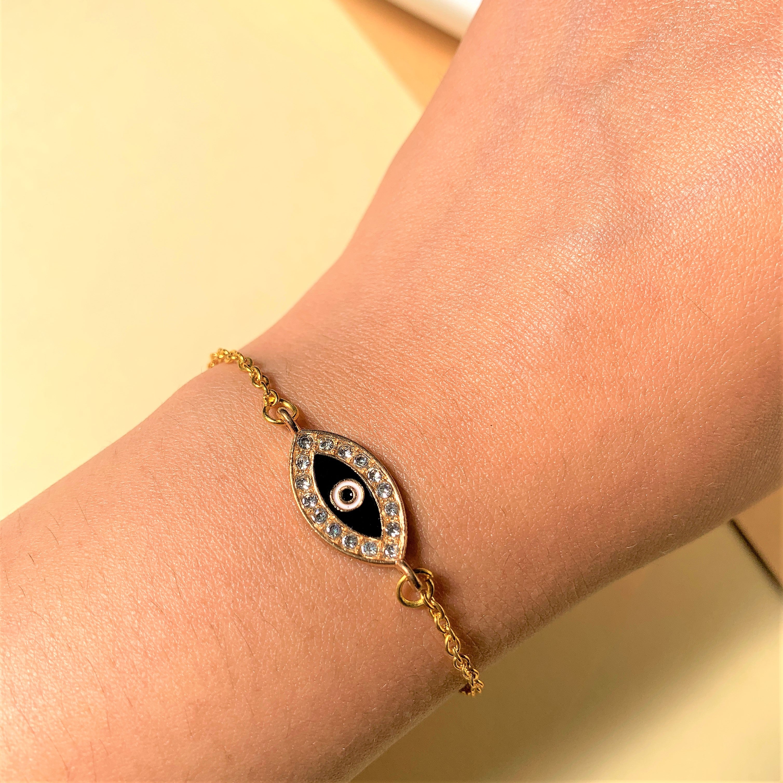 EVIL EYE HAND BRACELET