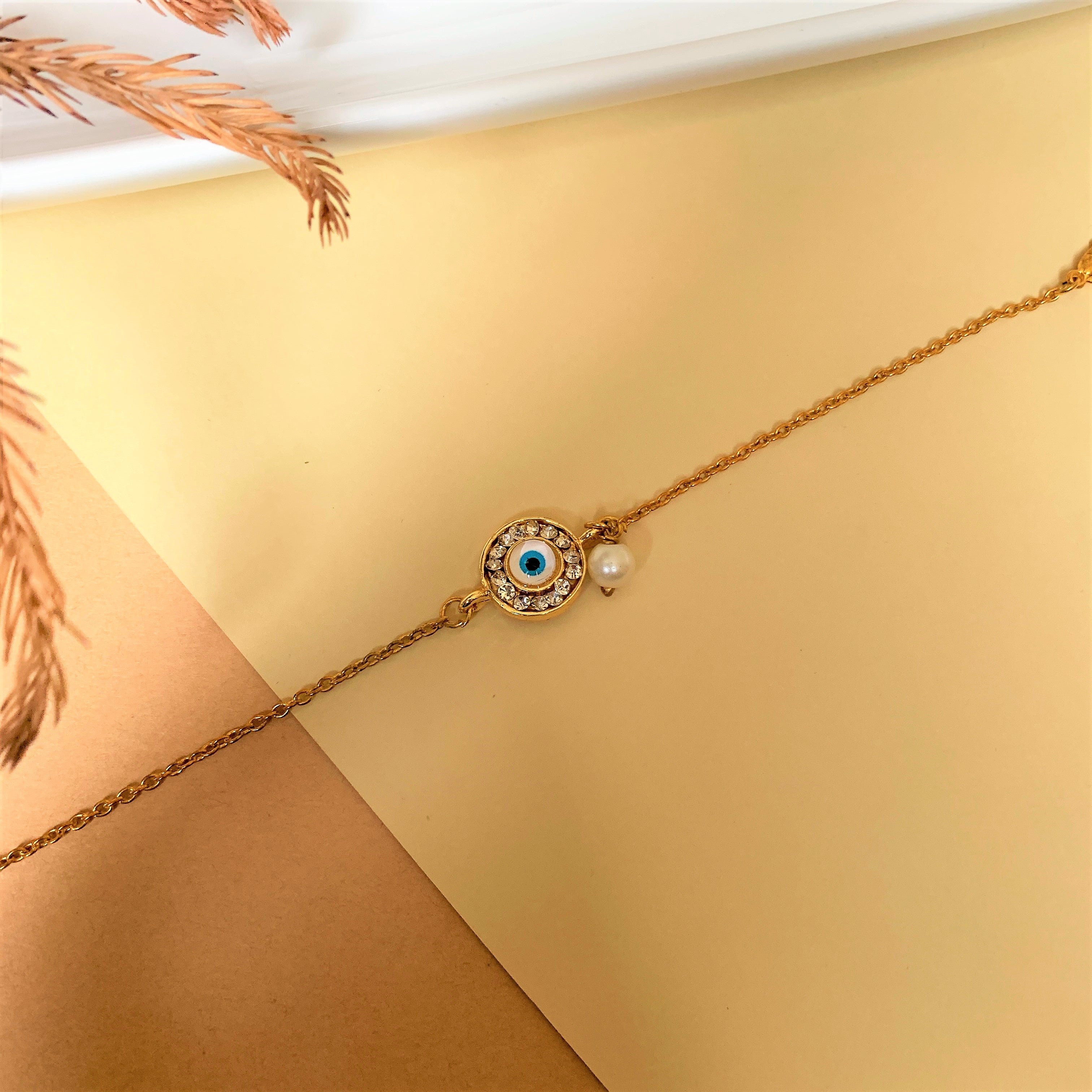 EVIL EYE HAND BRACELET