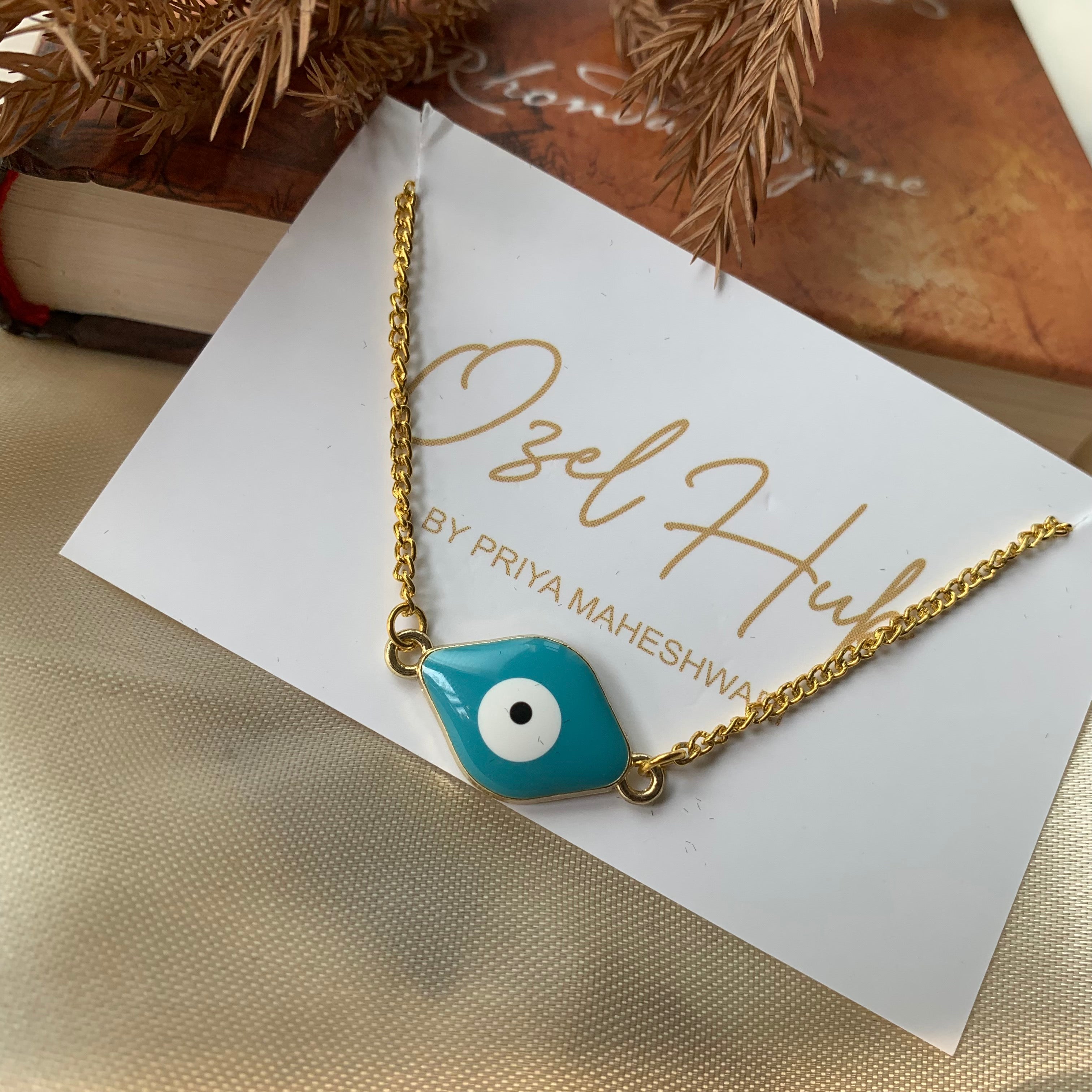 Turquoise Evil Eye Pendant