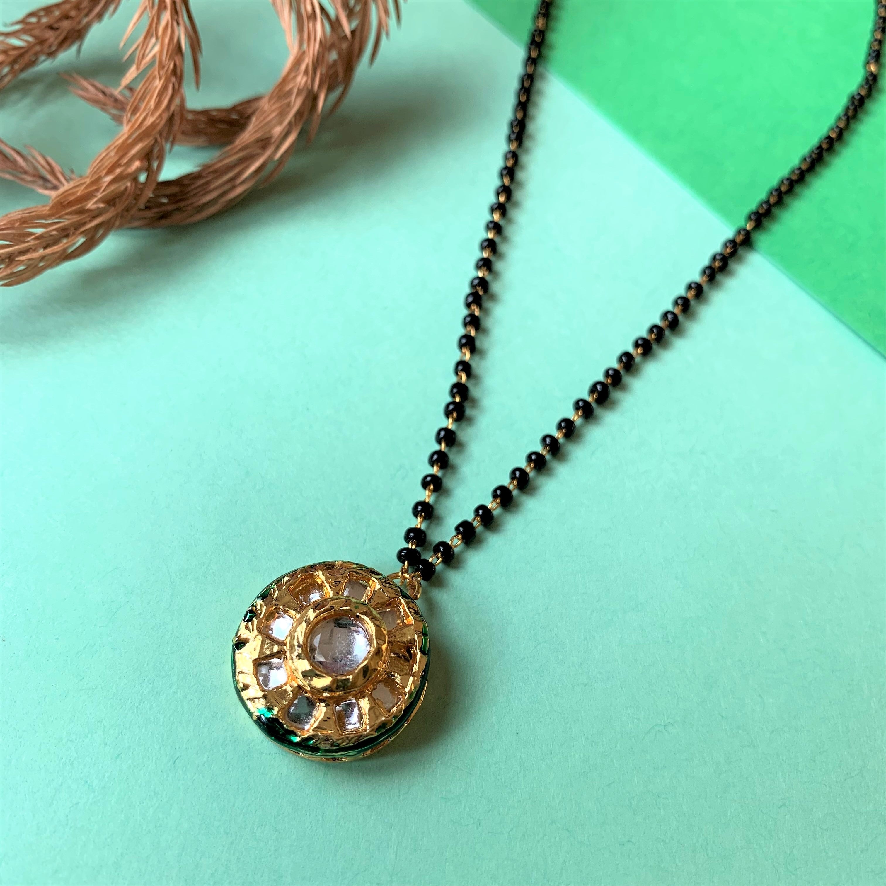KUNDAN MANGALSUTRA NECKLACE