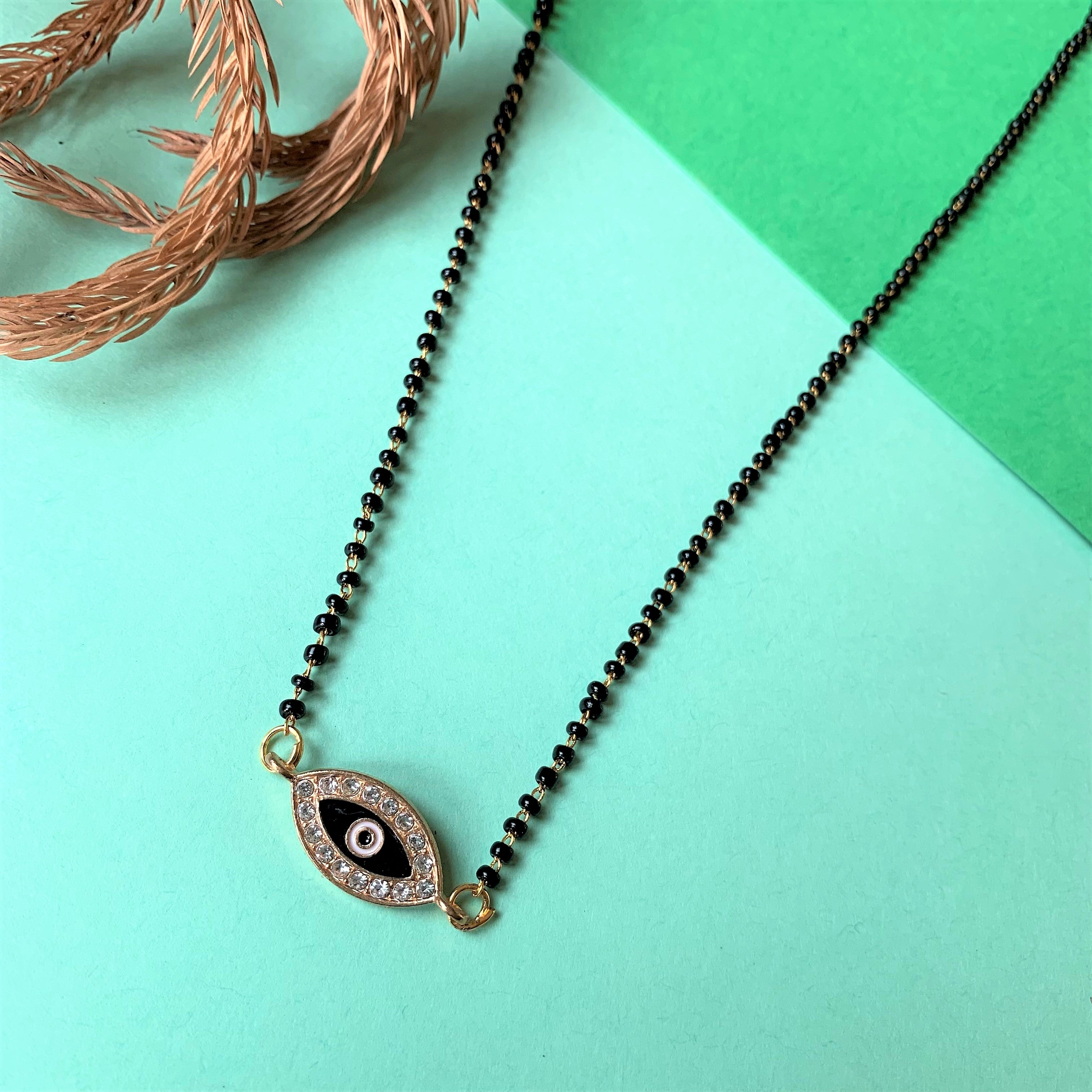 EVIL EYE MANGALSUTRA NECKLACE