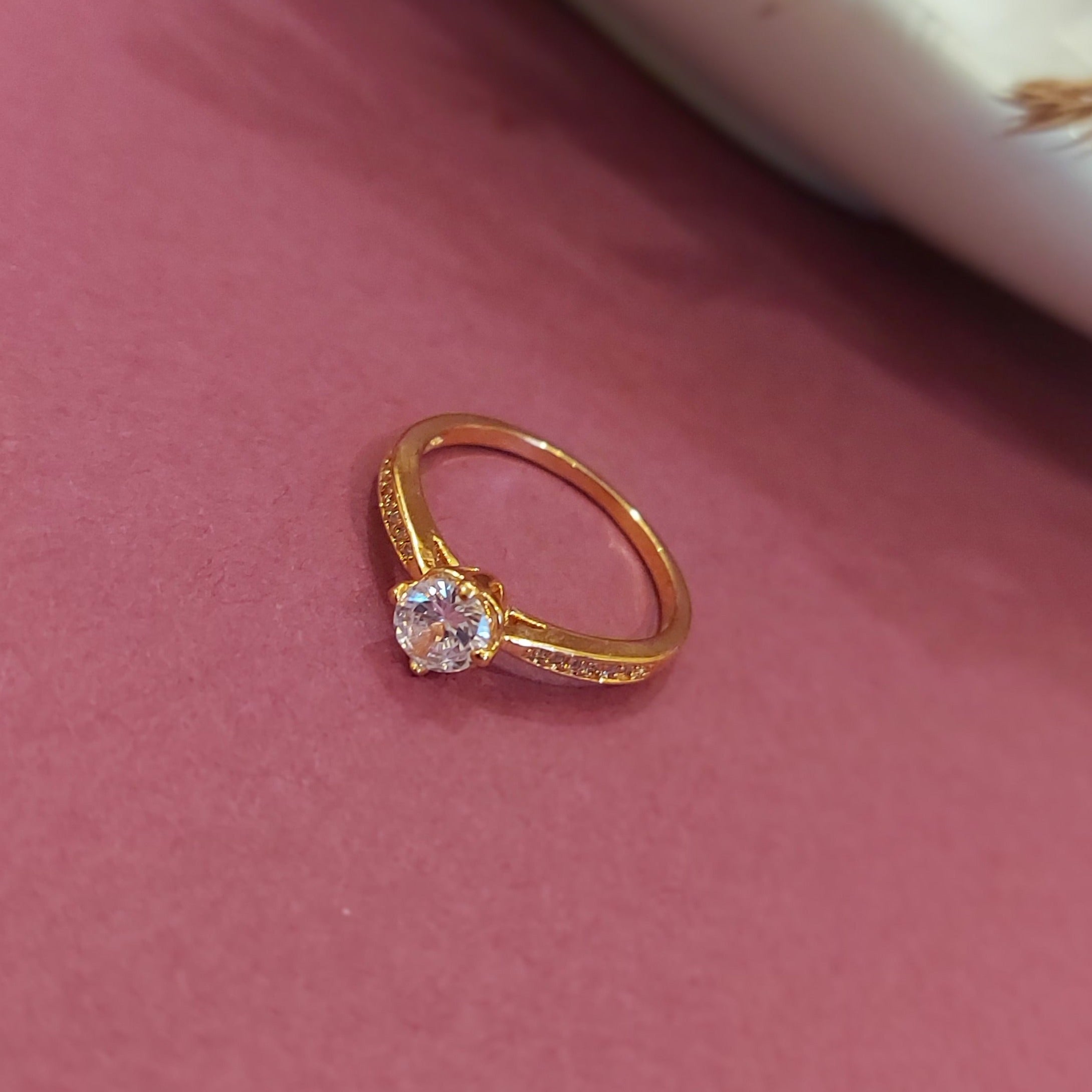 AMERICAN DIAMOND SOLITAIRE RING