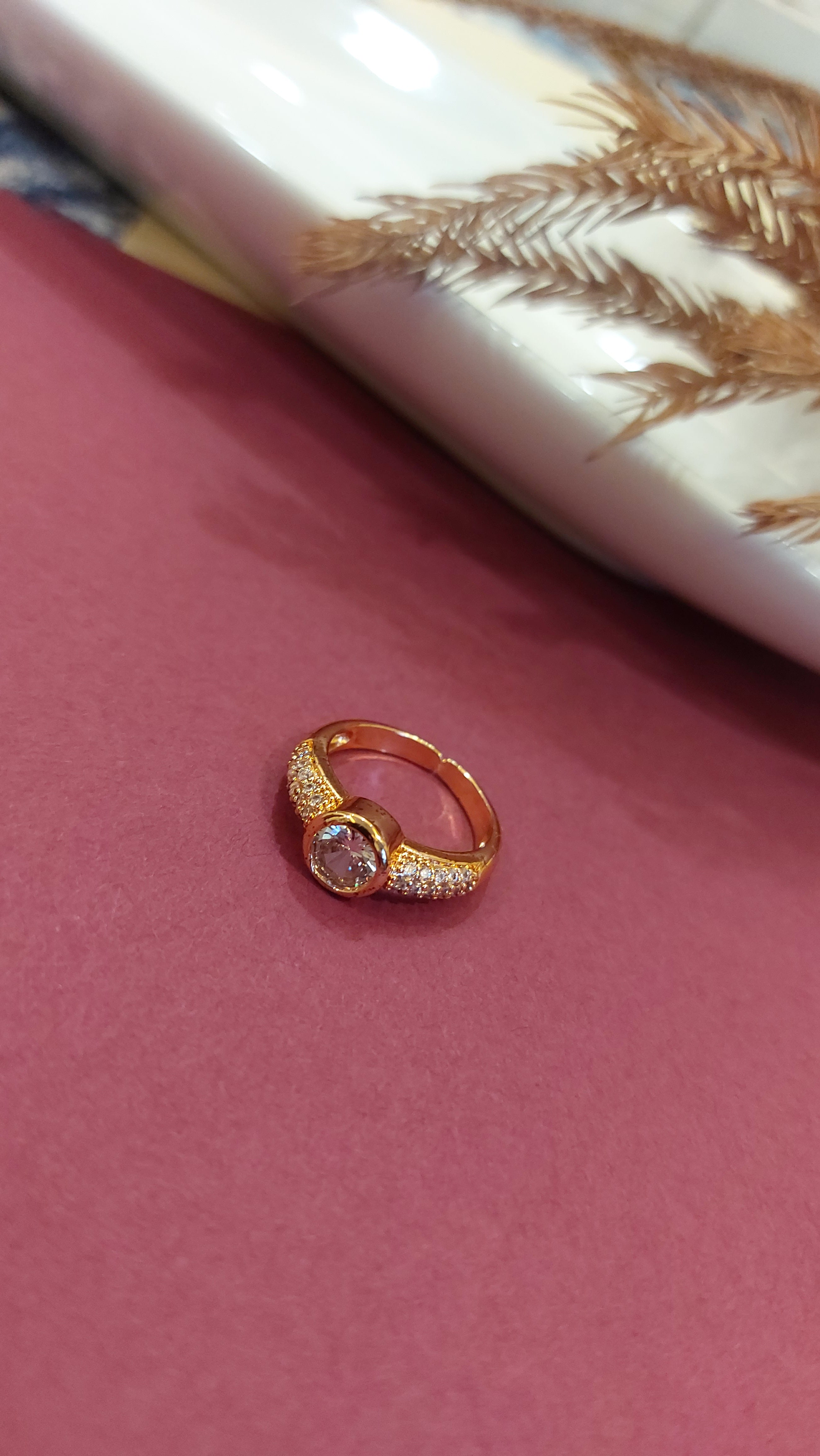 AMERICAN DIAMOND SOLITAIRE RING