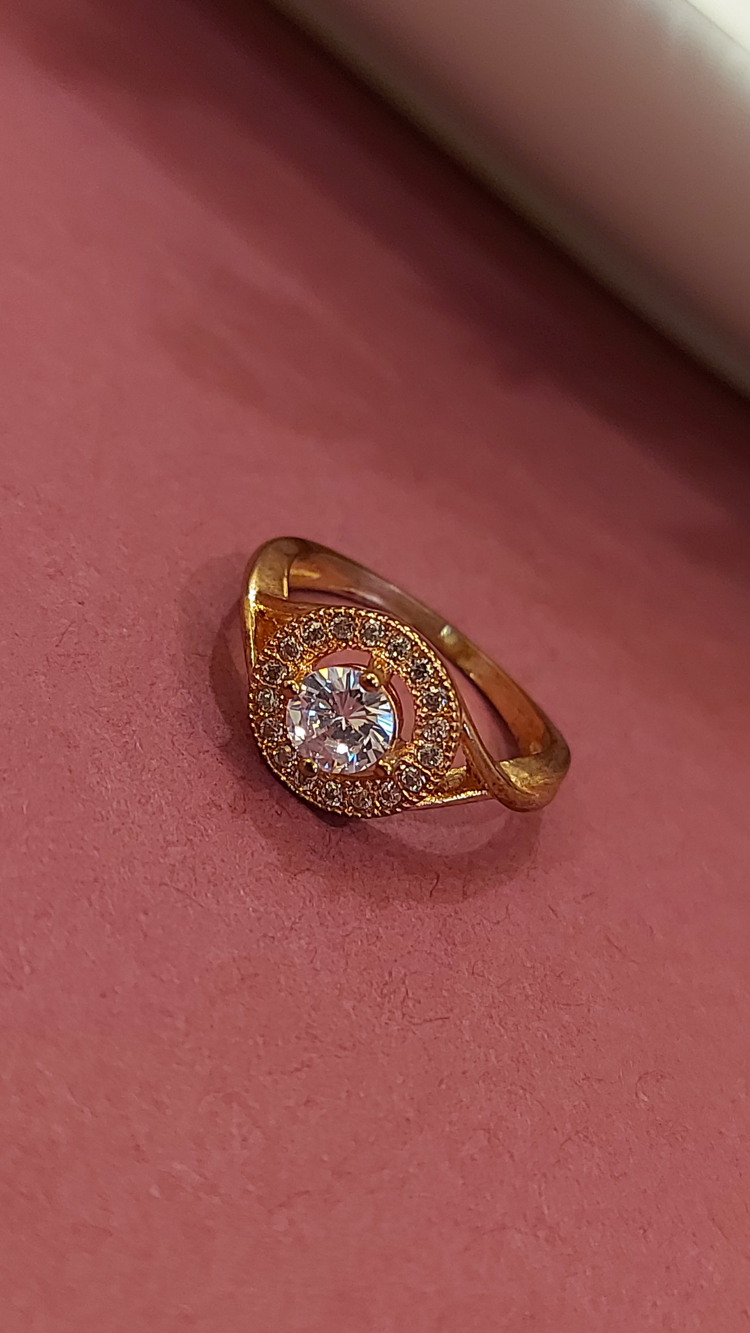 AMERICAN DIAMOND SOLITAIRE RING