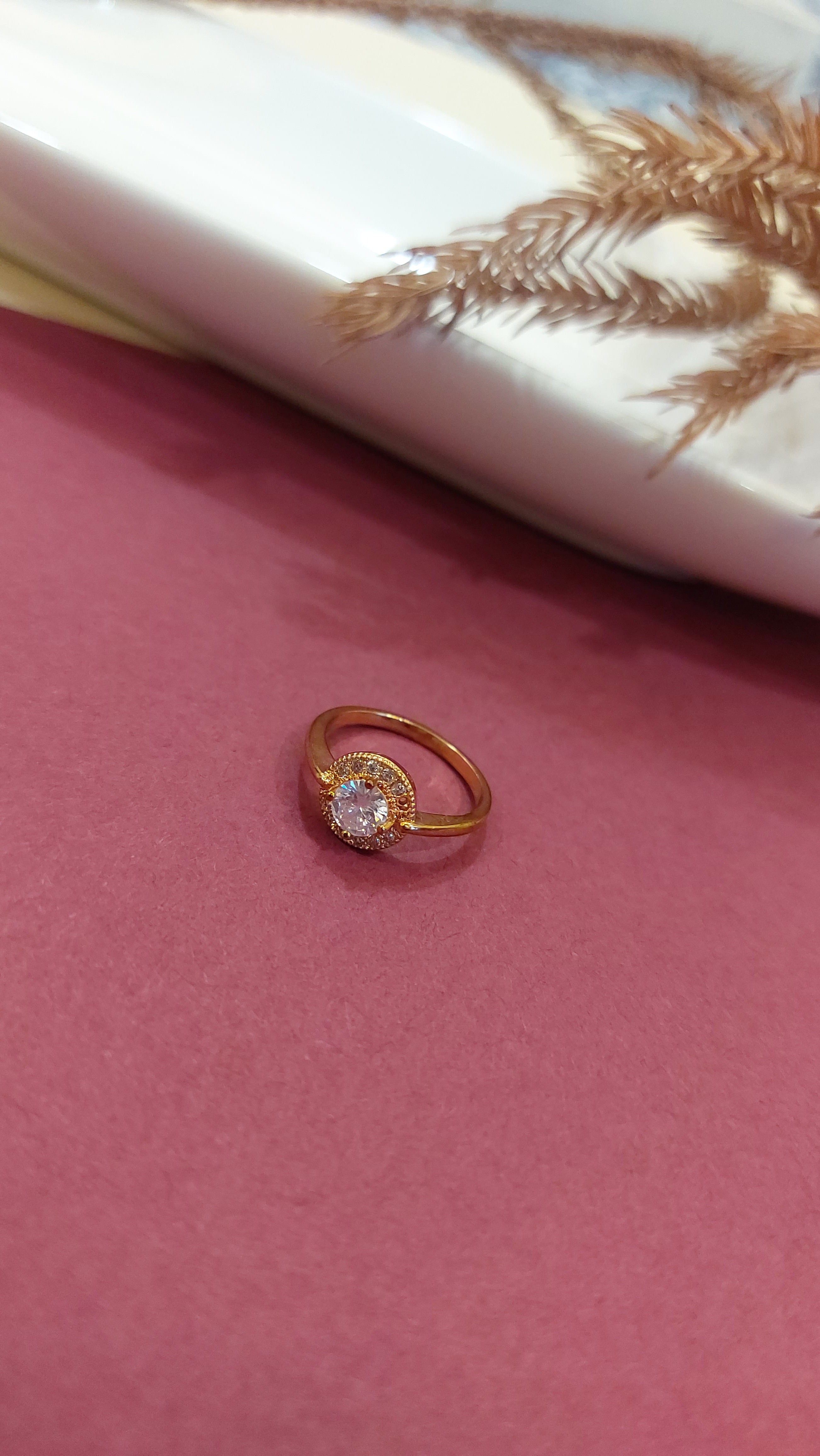 AMERICAN DIAMOND SOLITAIRE RING