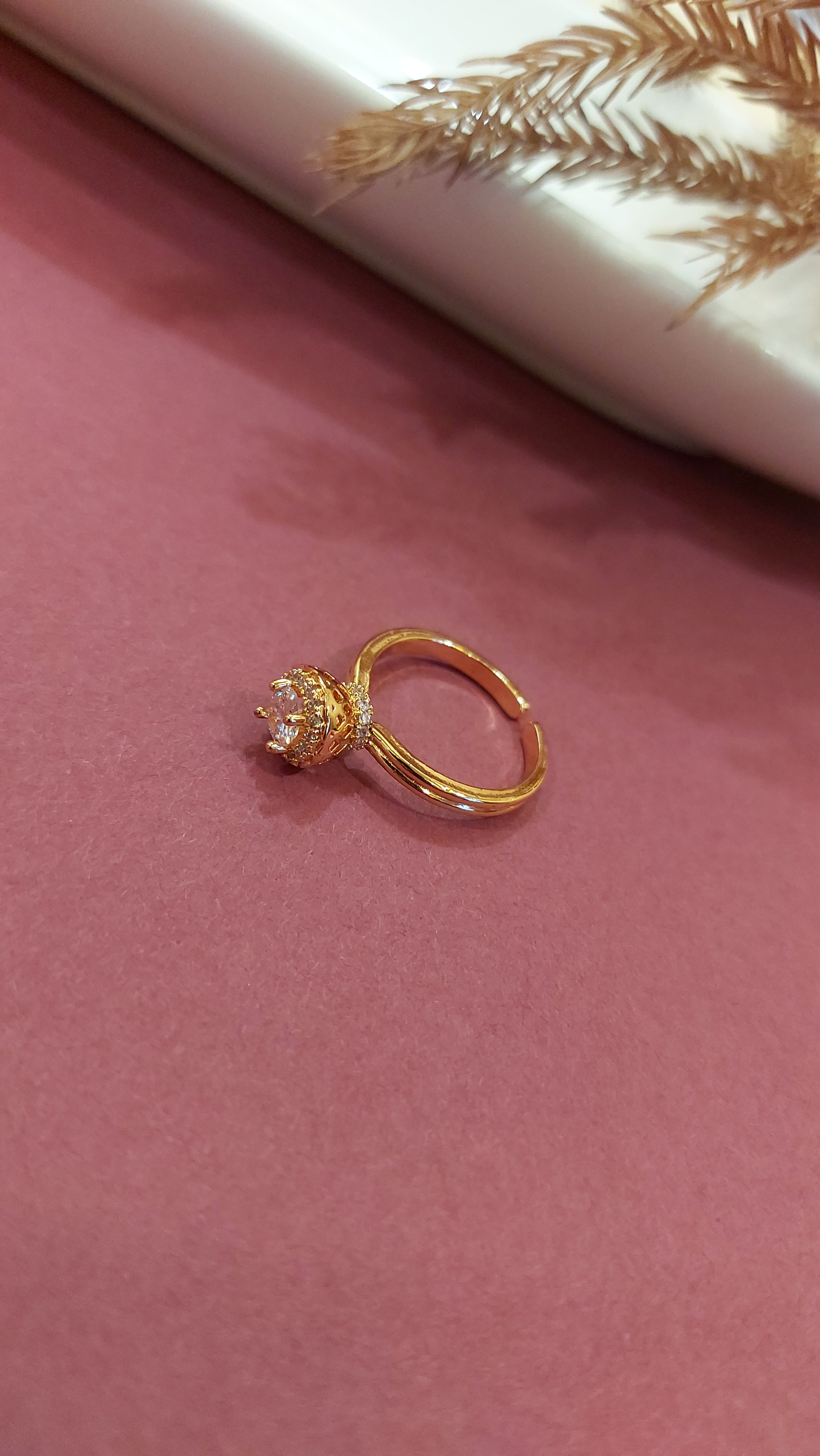 AMERICAN DIAMOND SOLITAIRE RING