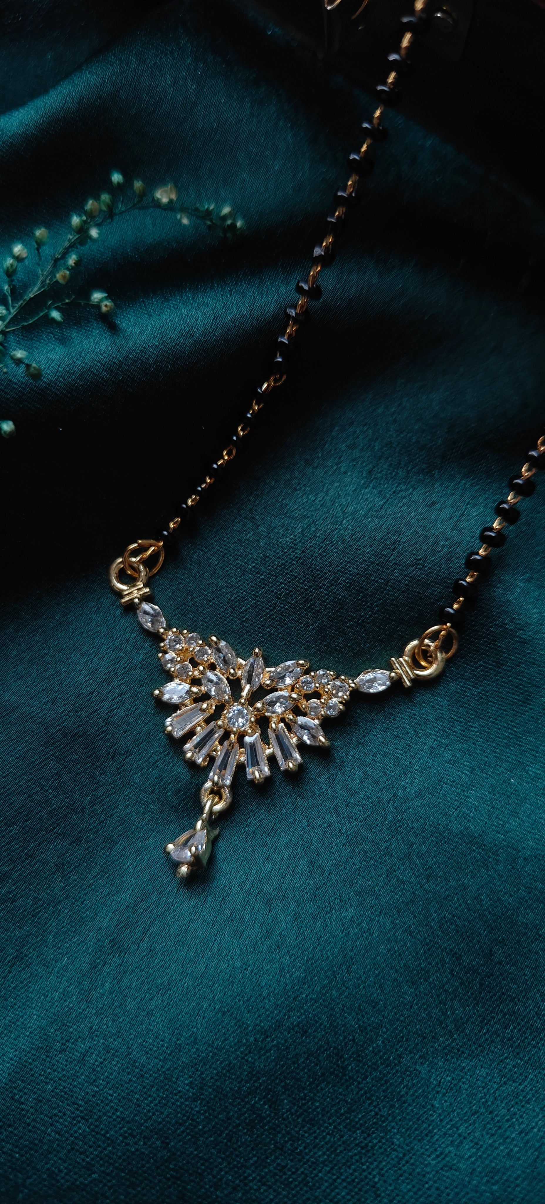 American Diamond Mangalsutra Necklace