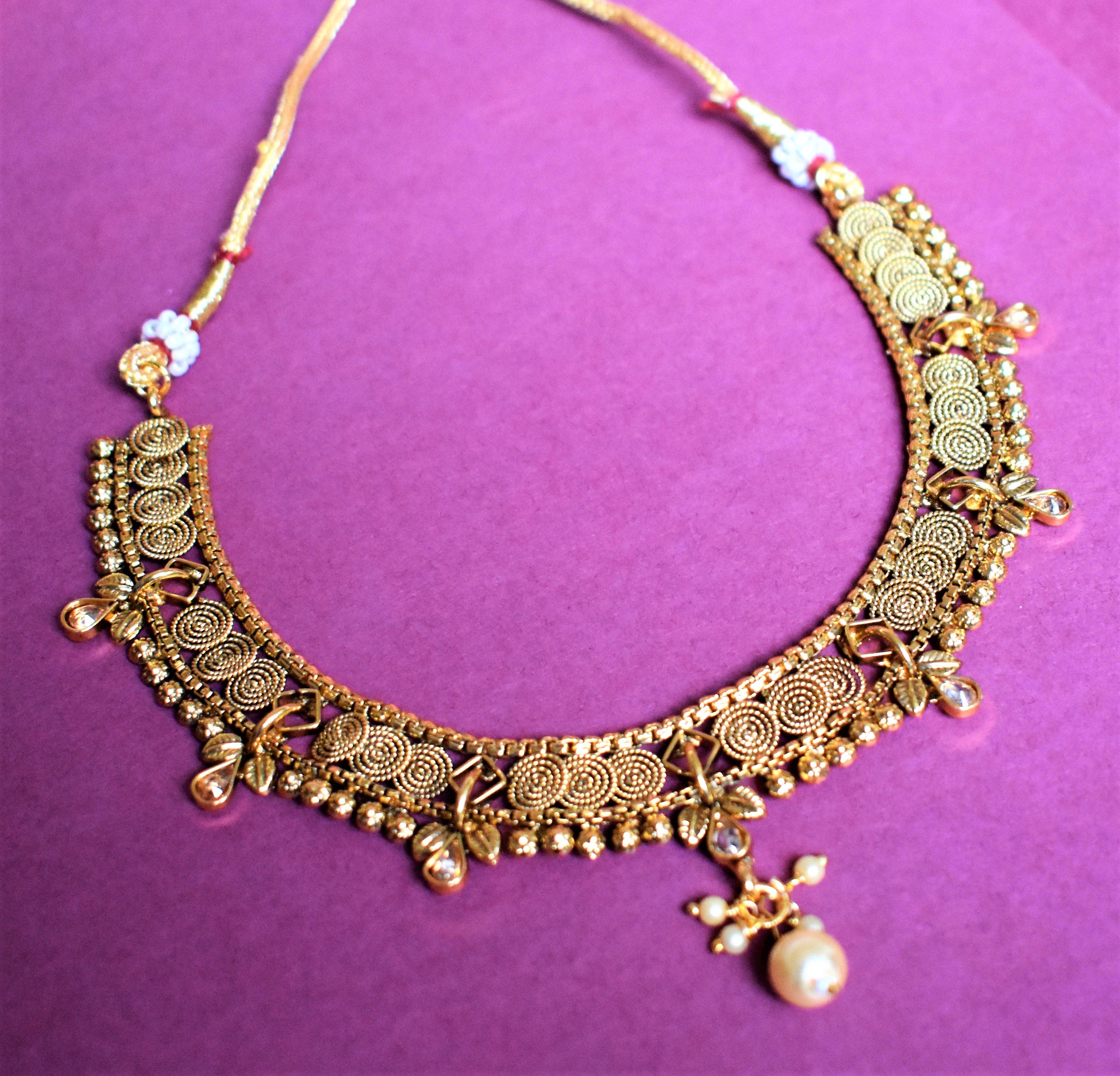 GOLD PLATED NECKLACE SET
