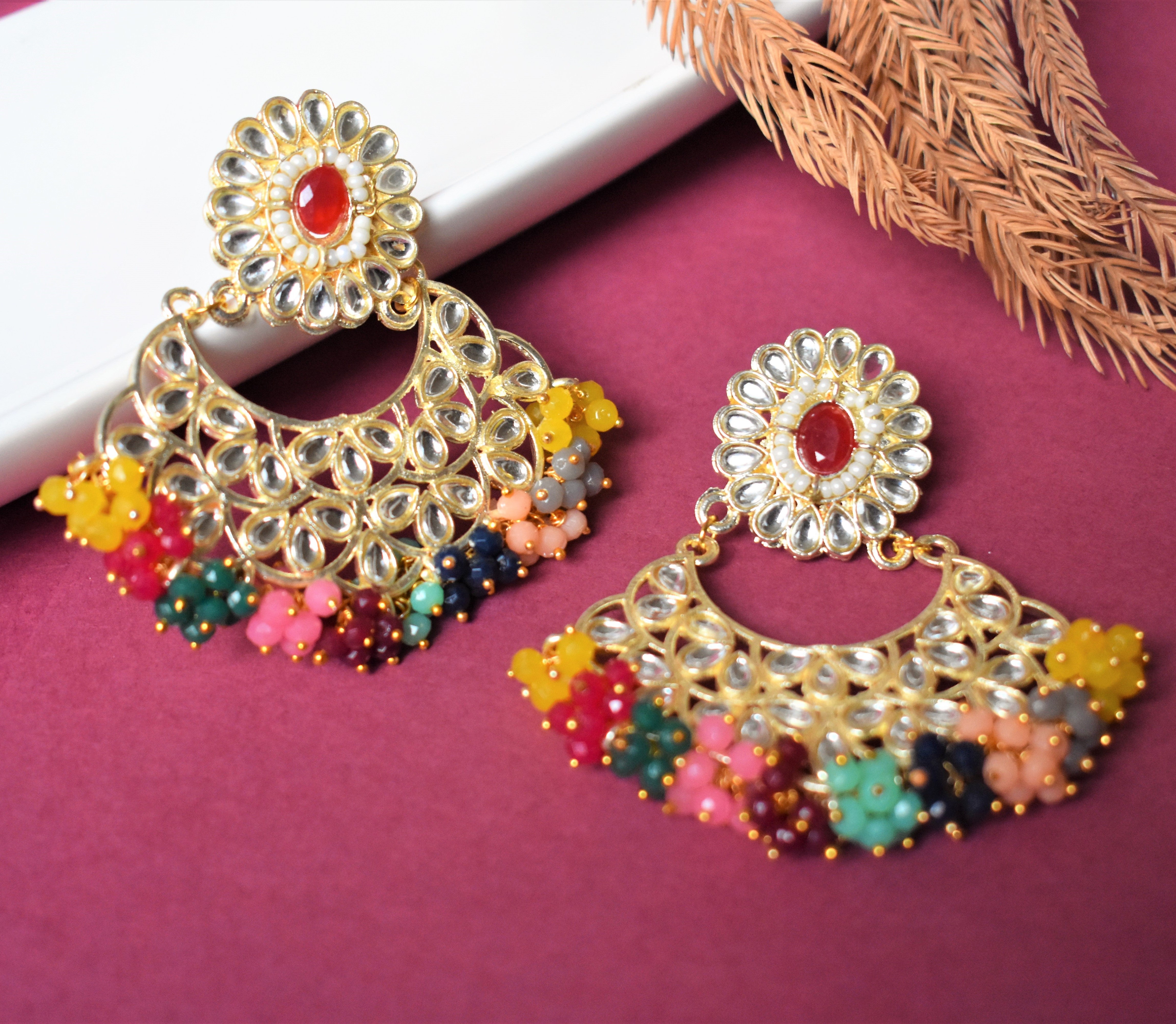 KUNDAN EARRING