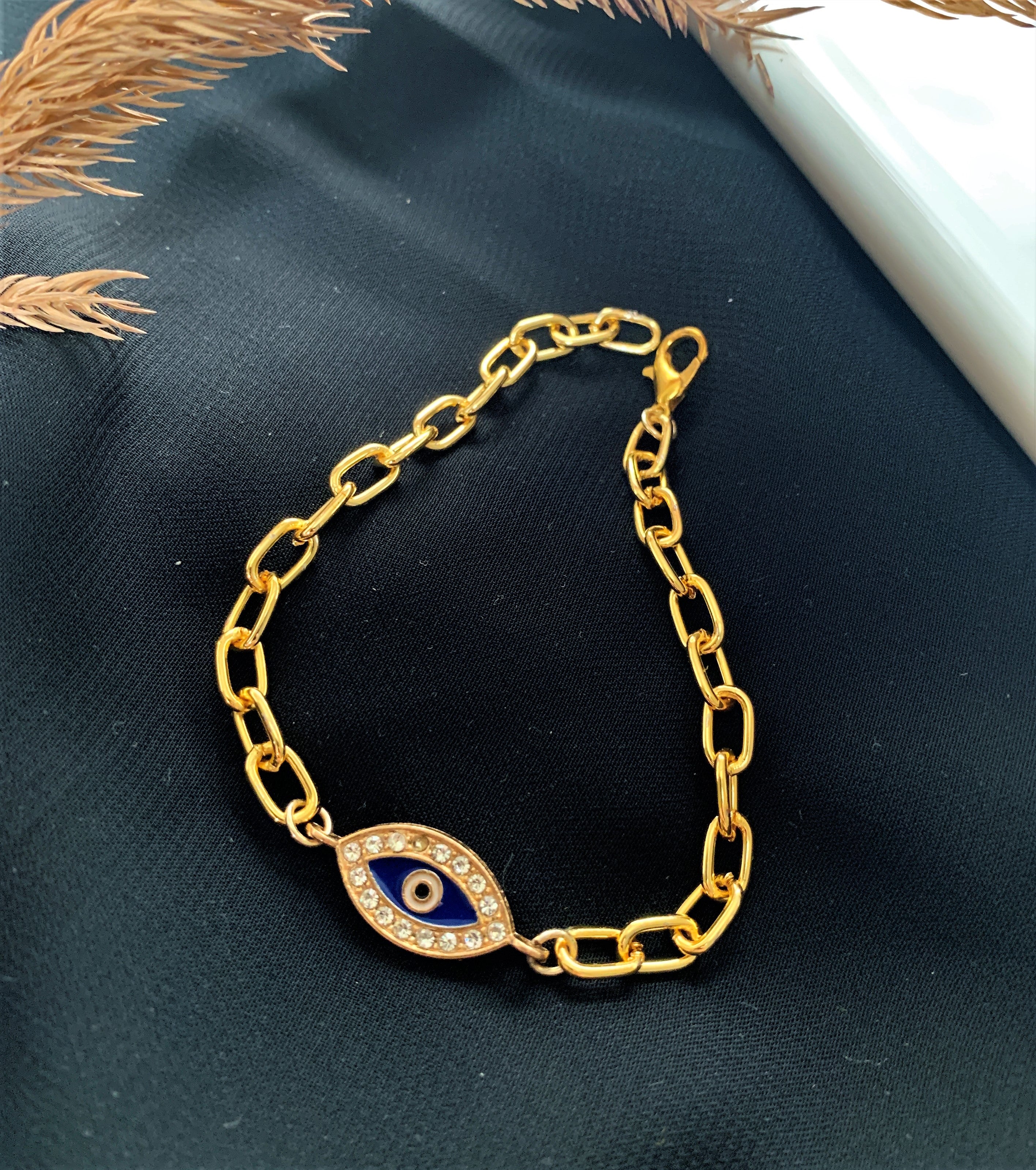 CHUNKY GOLD PLATED CHAIN BRACELET