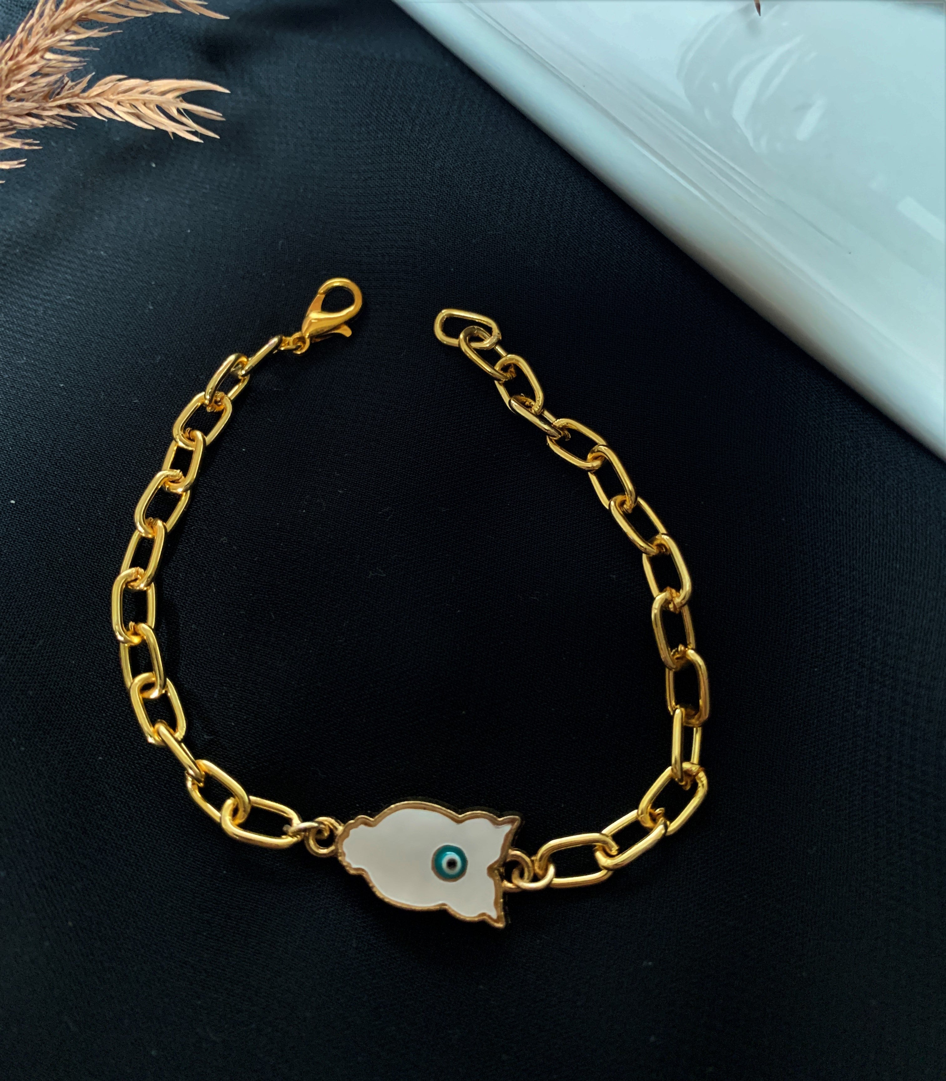 CHUNKY GOLD PLATED CHAIN BRACELET
