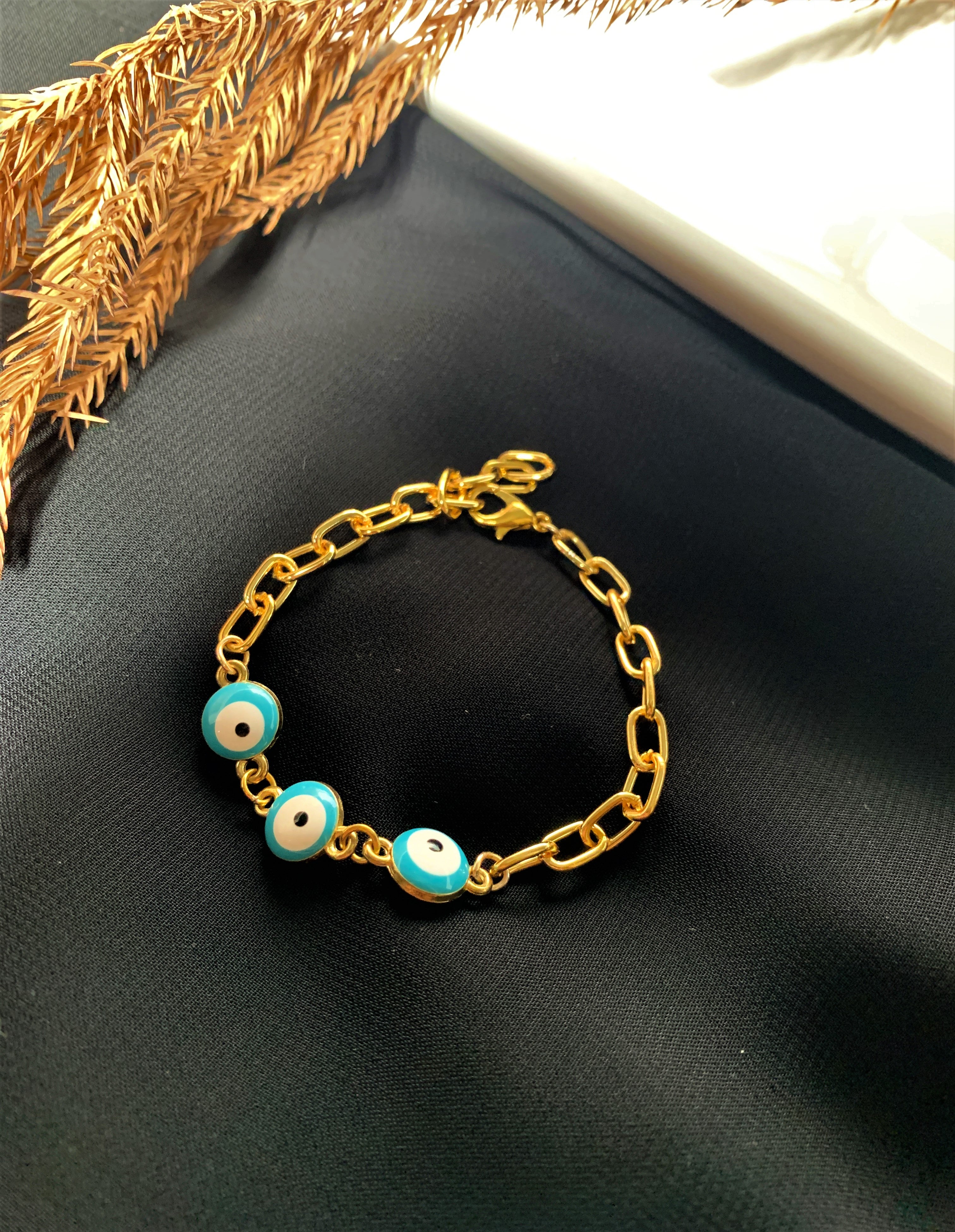 CHUNKY GOLD PLATED CHAIN BRACELET