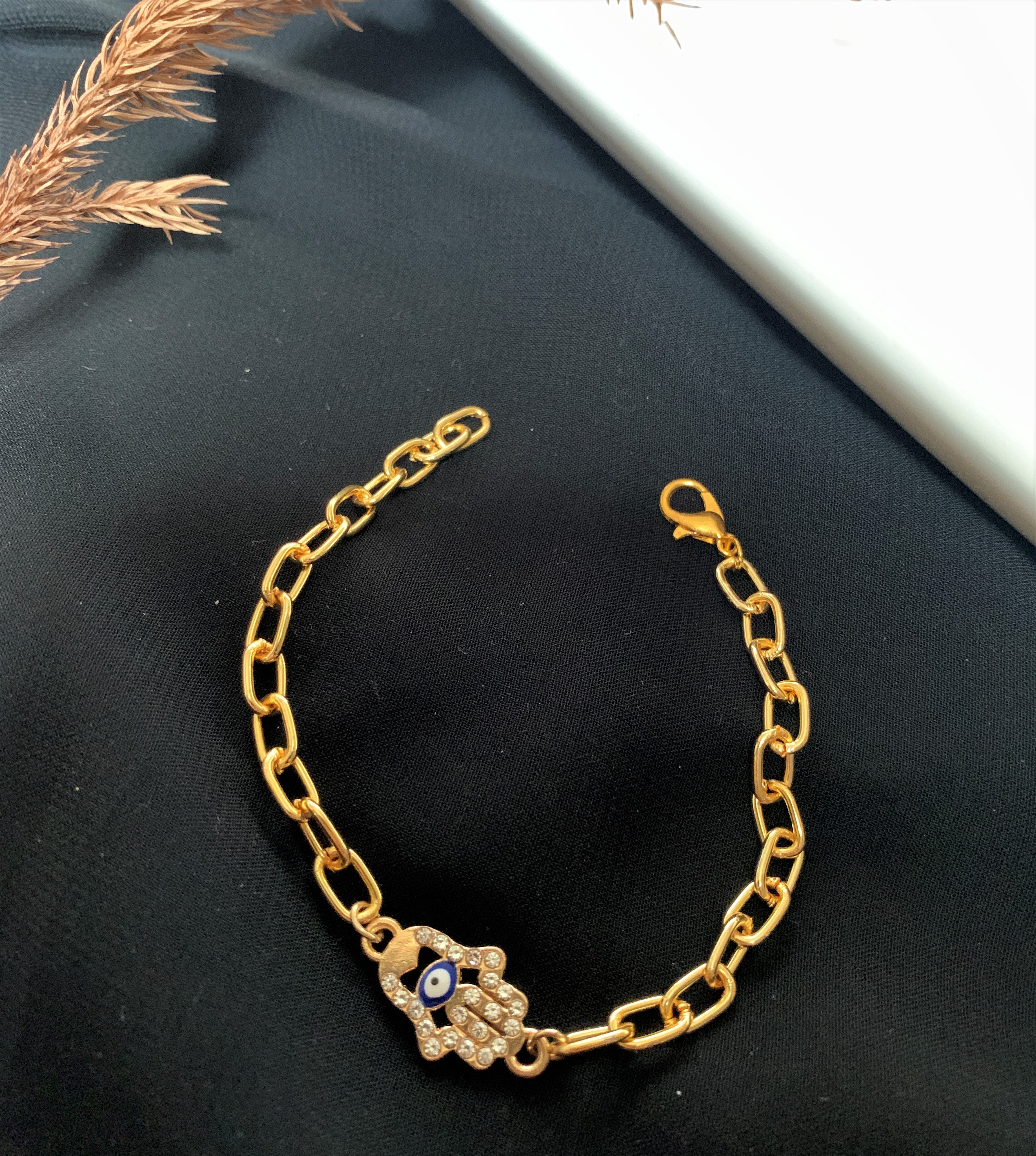 CHUNKY GOLD PLATED CHAIN BRACELET