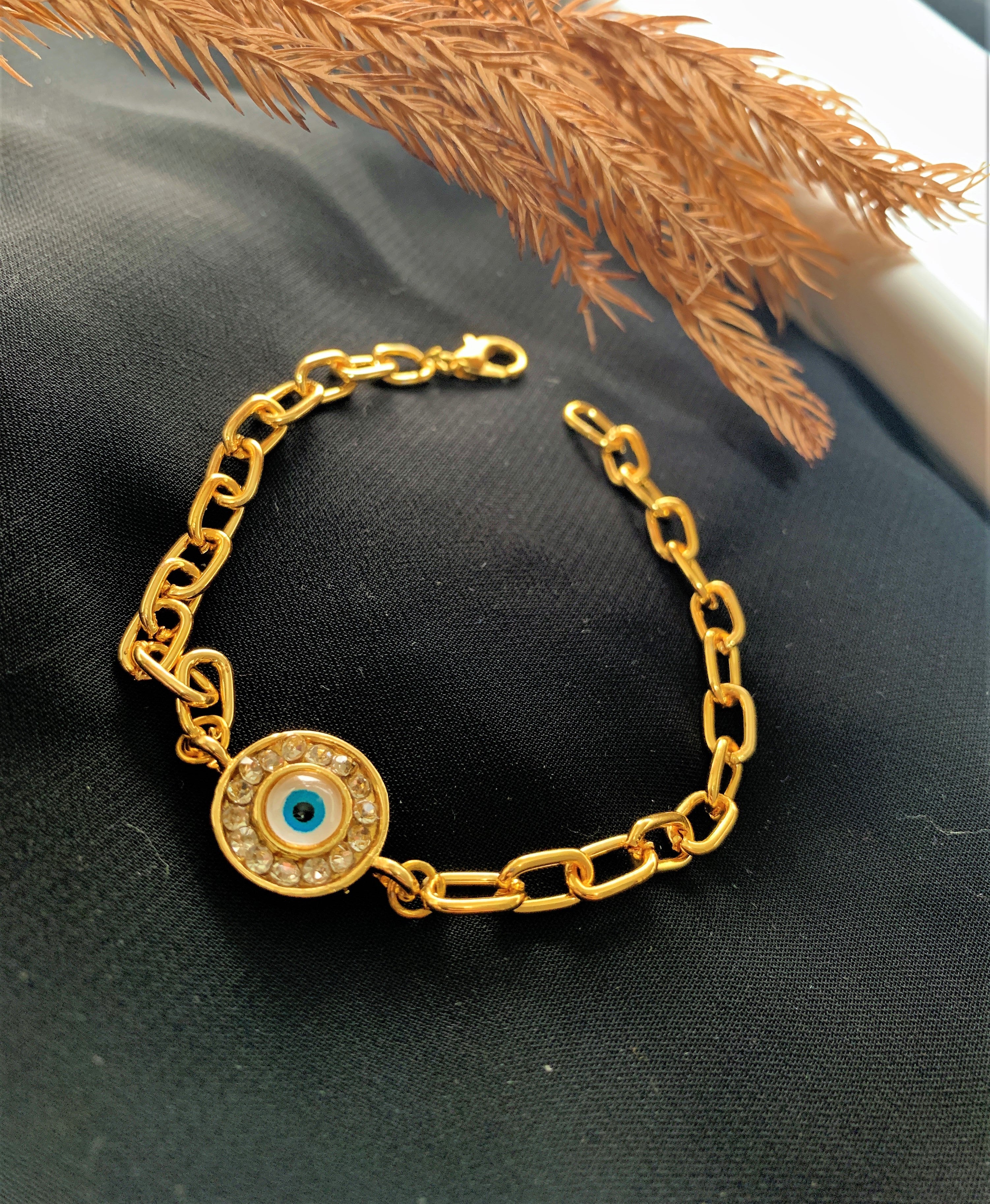 CHUNKY GOLD PLATED CHAIN BRACELET