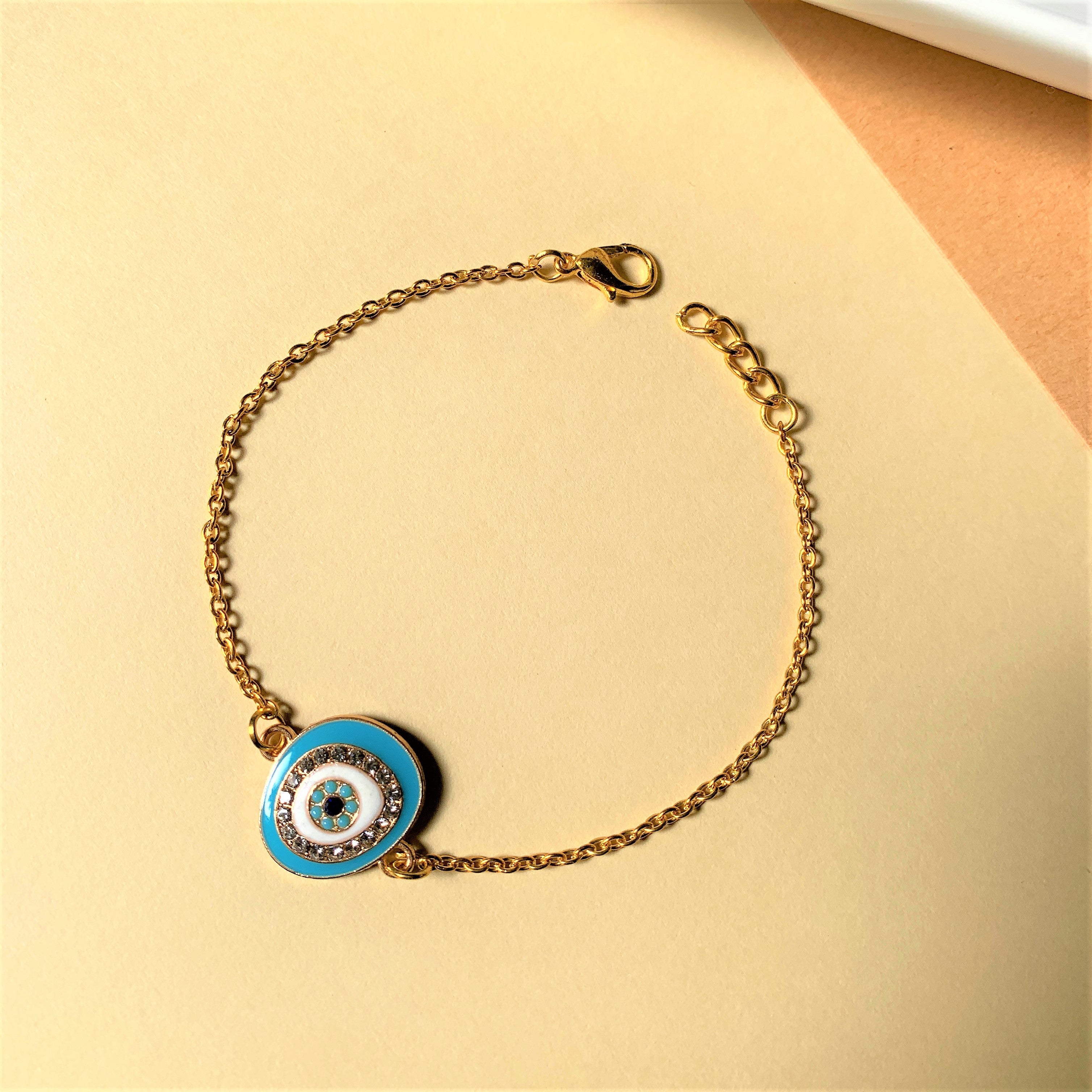 EVIL EYE HAND BRACELET