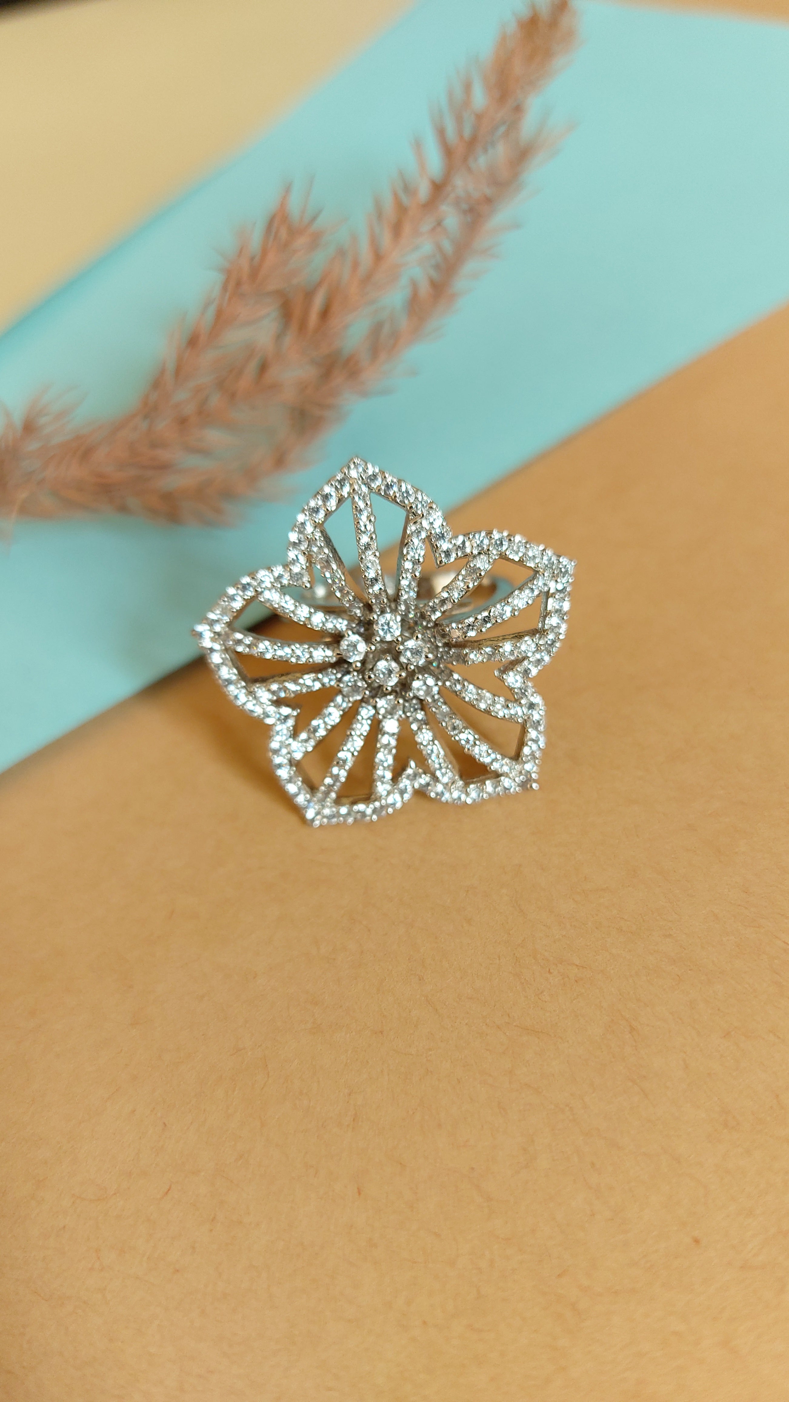 AMERICAN DIAMOND COCKTAIL RING