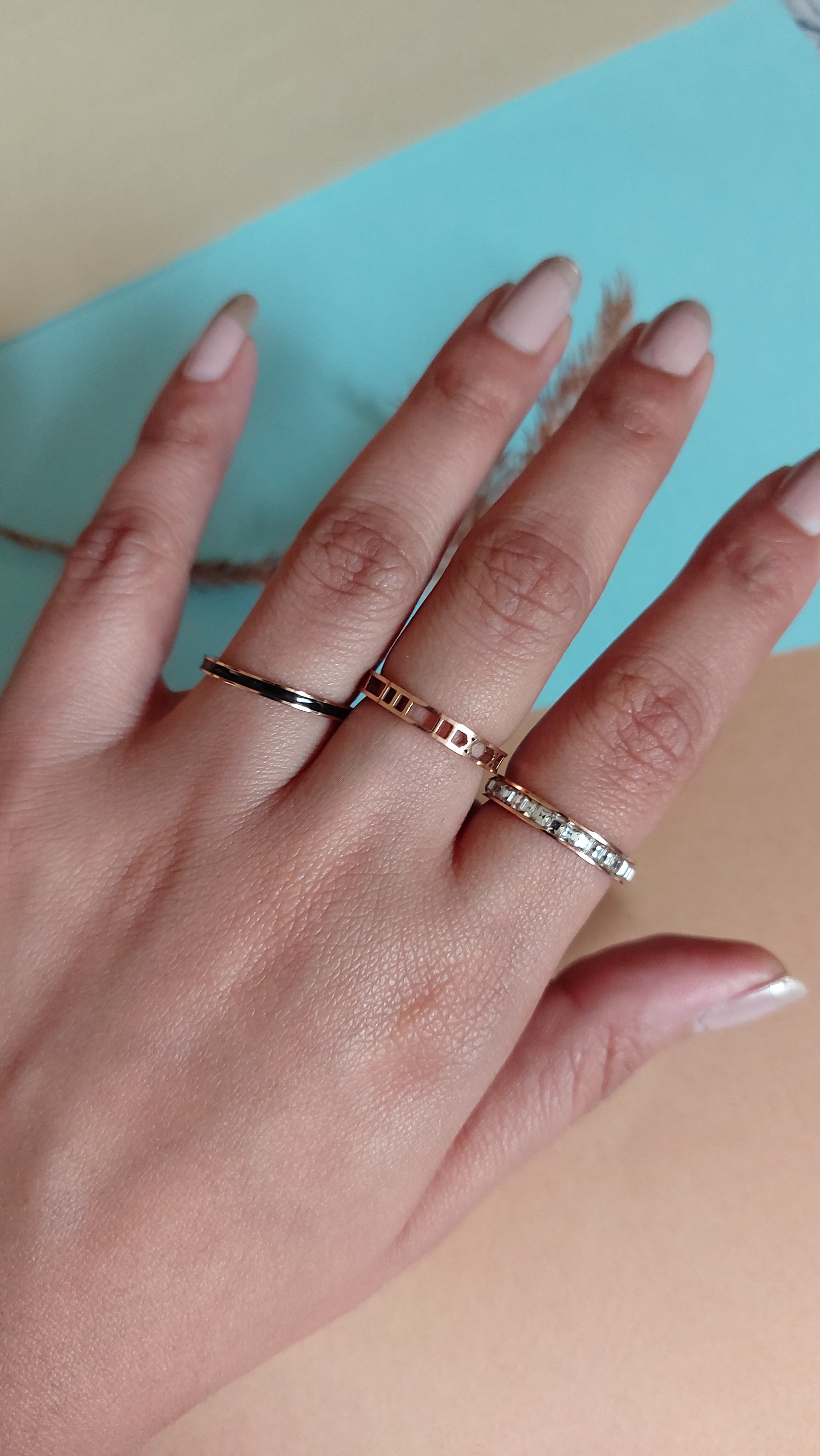 RING BAND THREE IN ONE