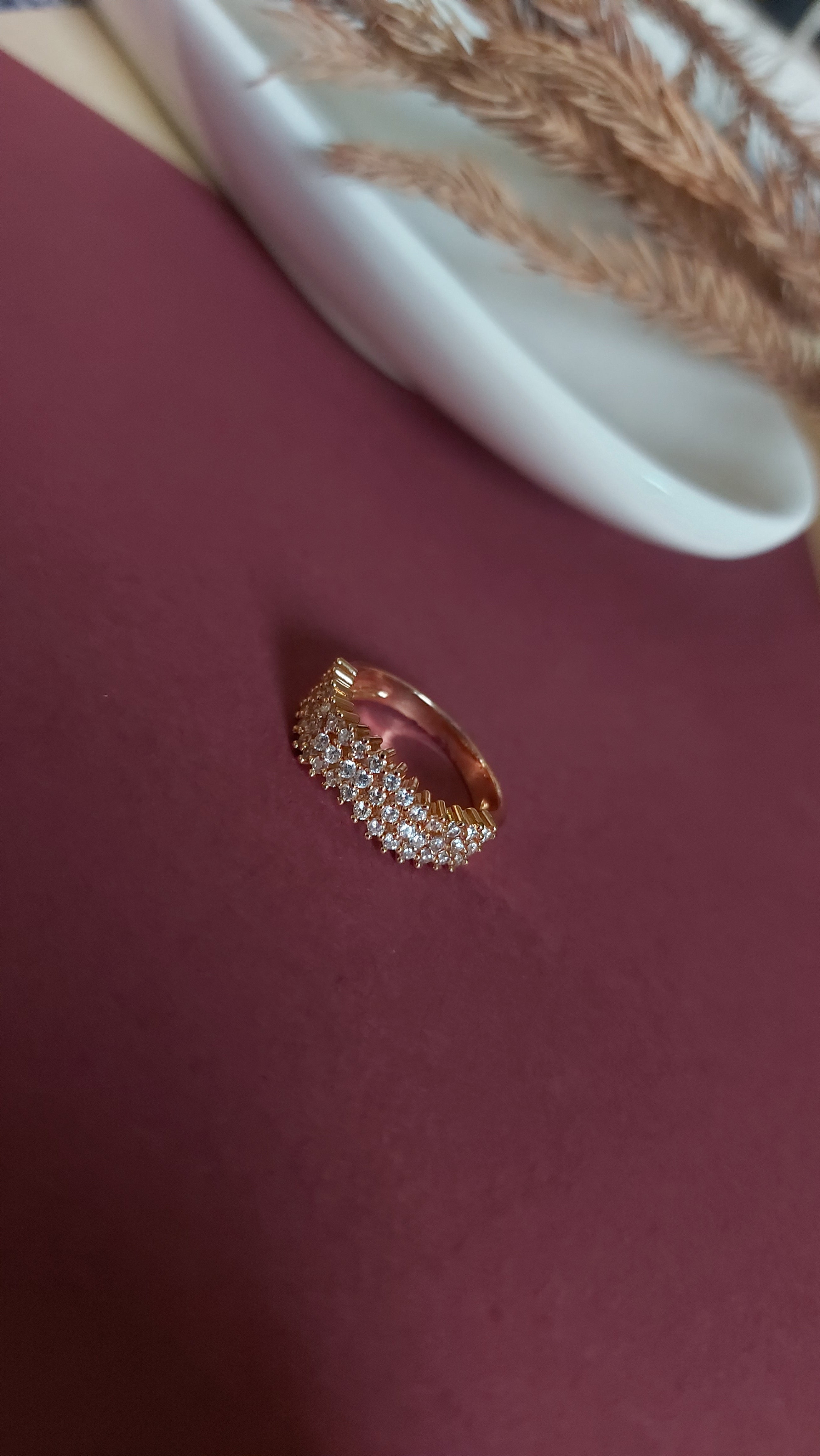 AMERICAN DIAMOND RING BAND