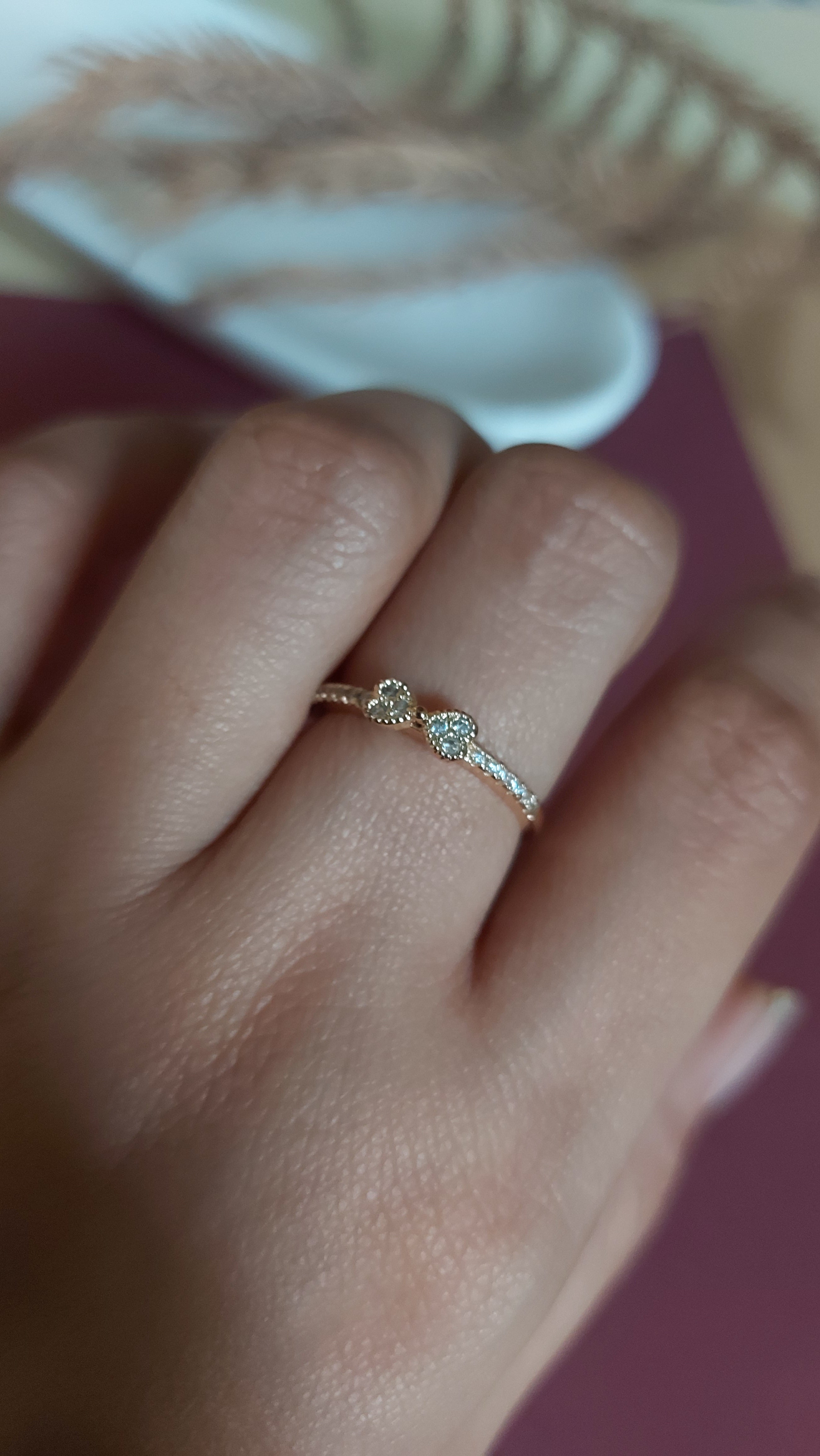 AMERICAN DIAMOND RING BAND