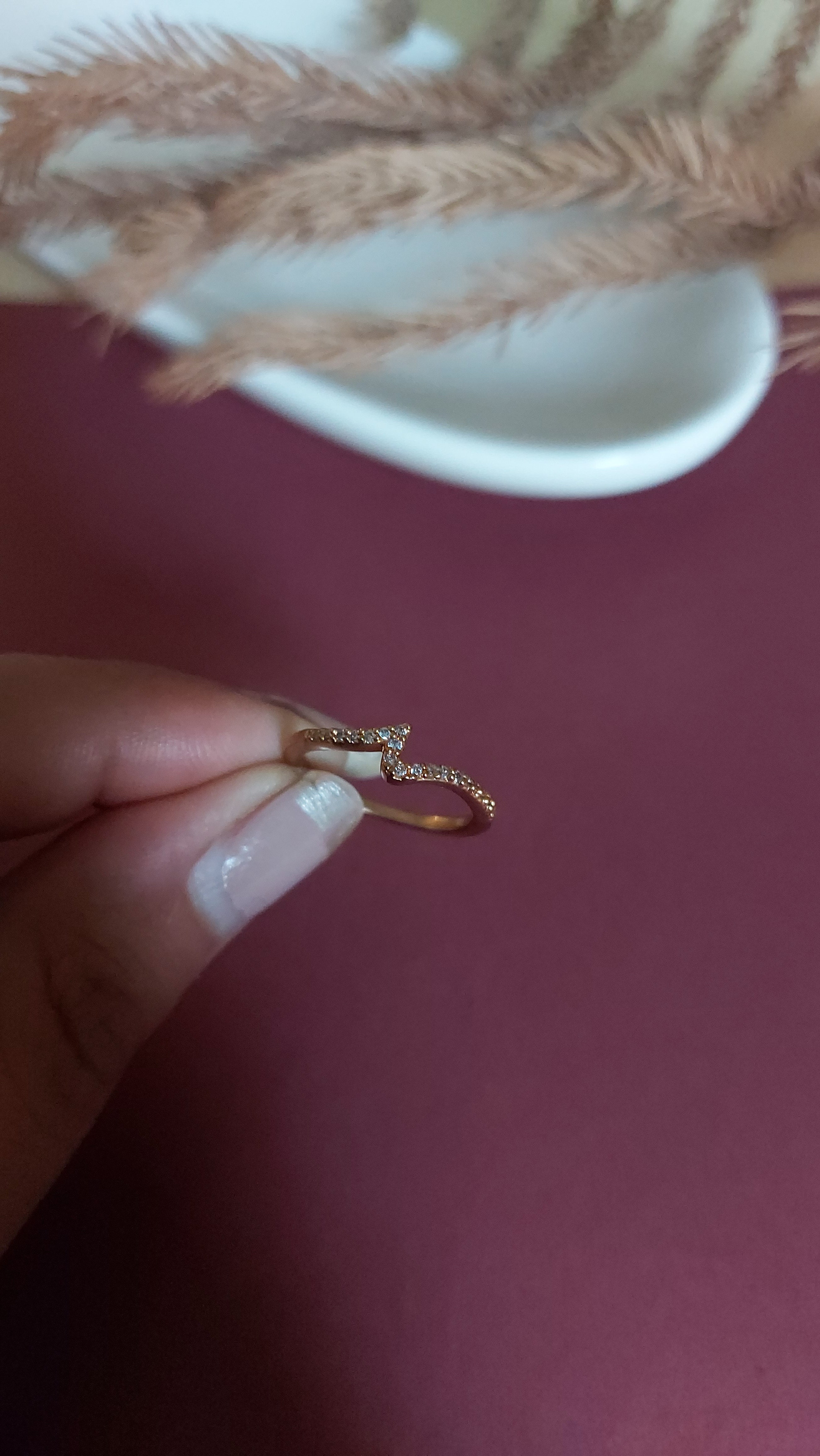 AMERICAN DIAMOND RING BAND