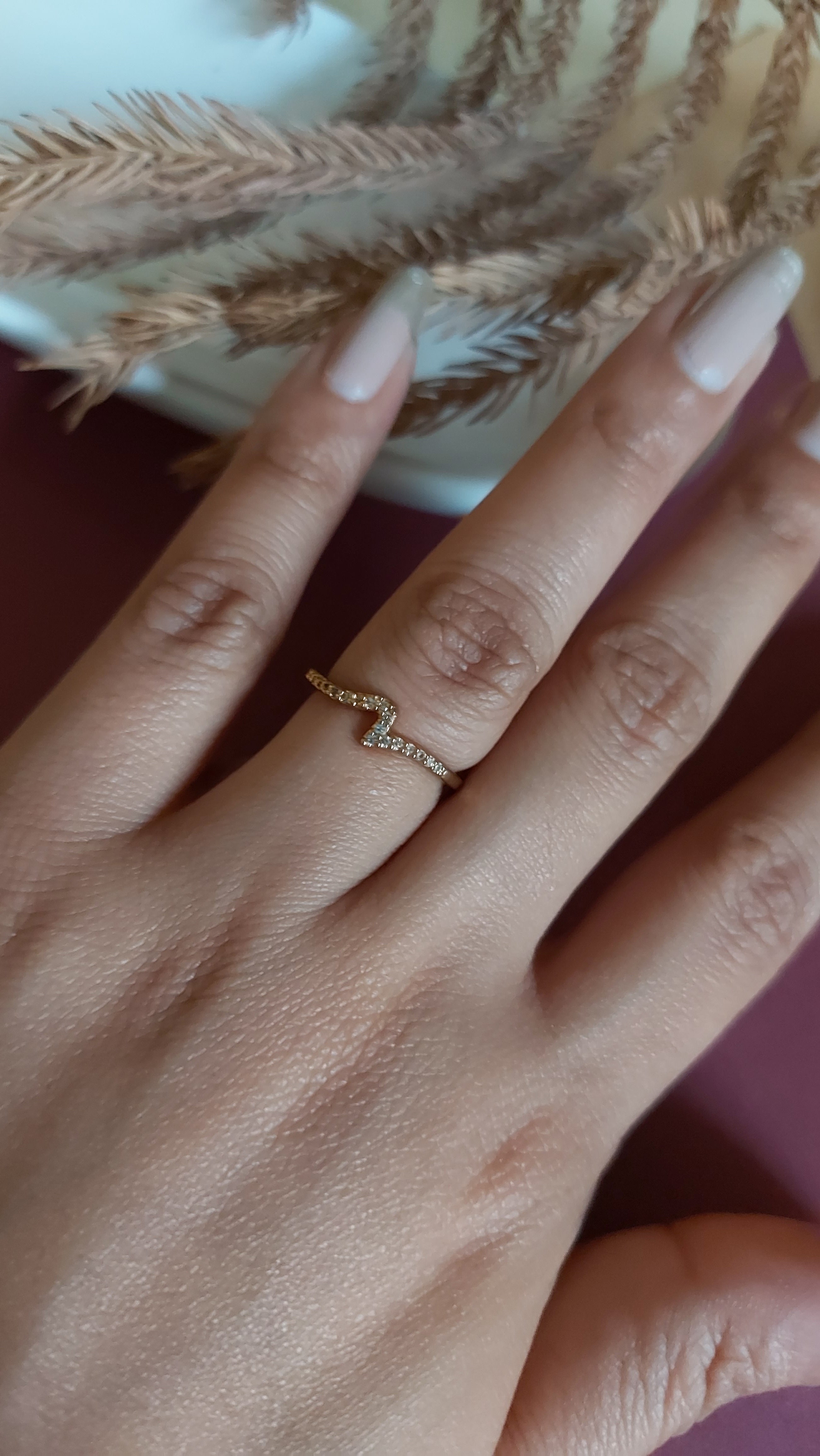 AMERICAN DIAMOND RING BAND