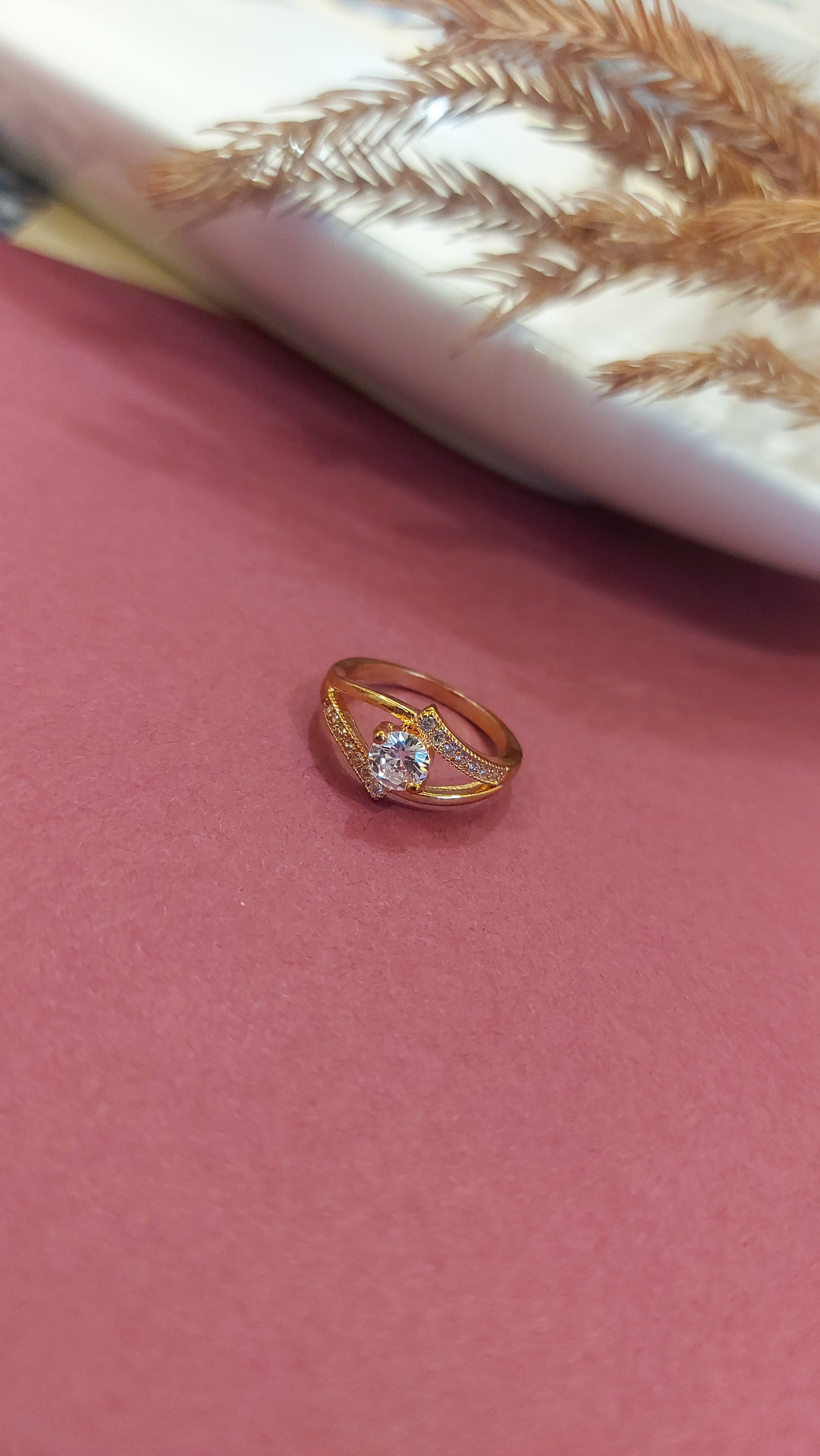 AMERICAN DIAMOND SOLITAIRE RING