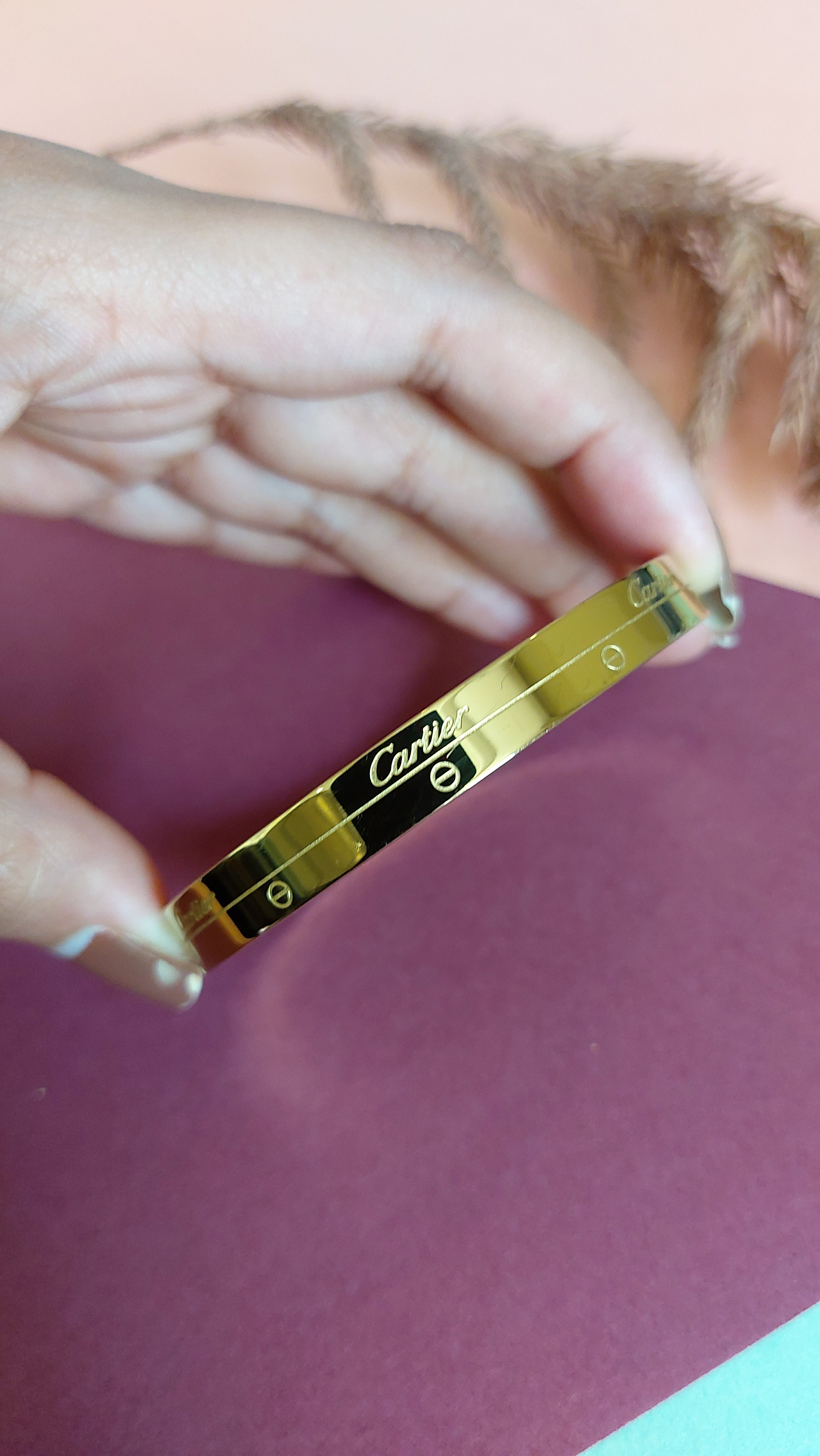 GOLD PLATED OPENABLE BRACELET