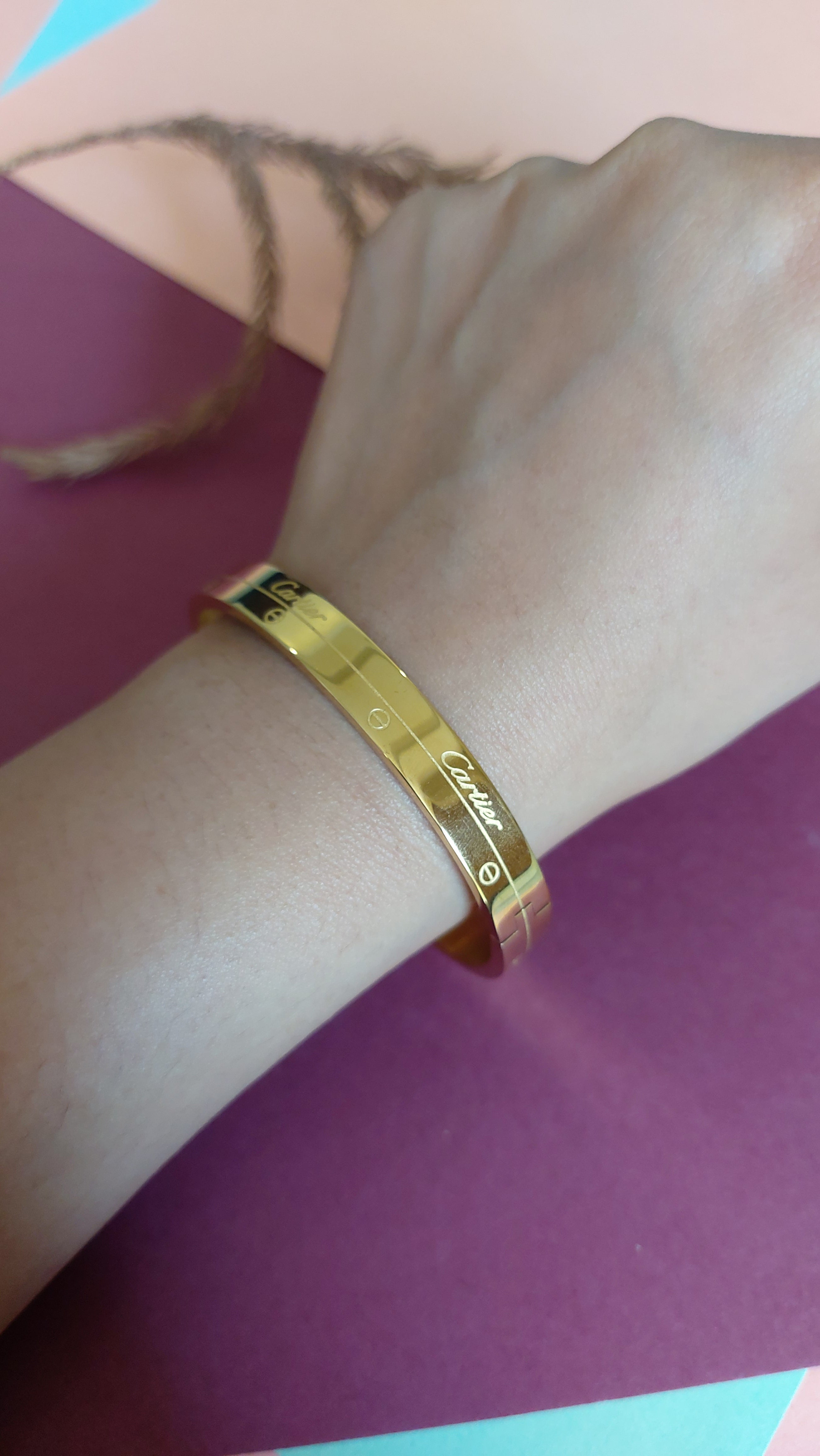 GOLD PLATED OPENABLE BRACELET