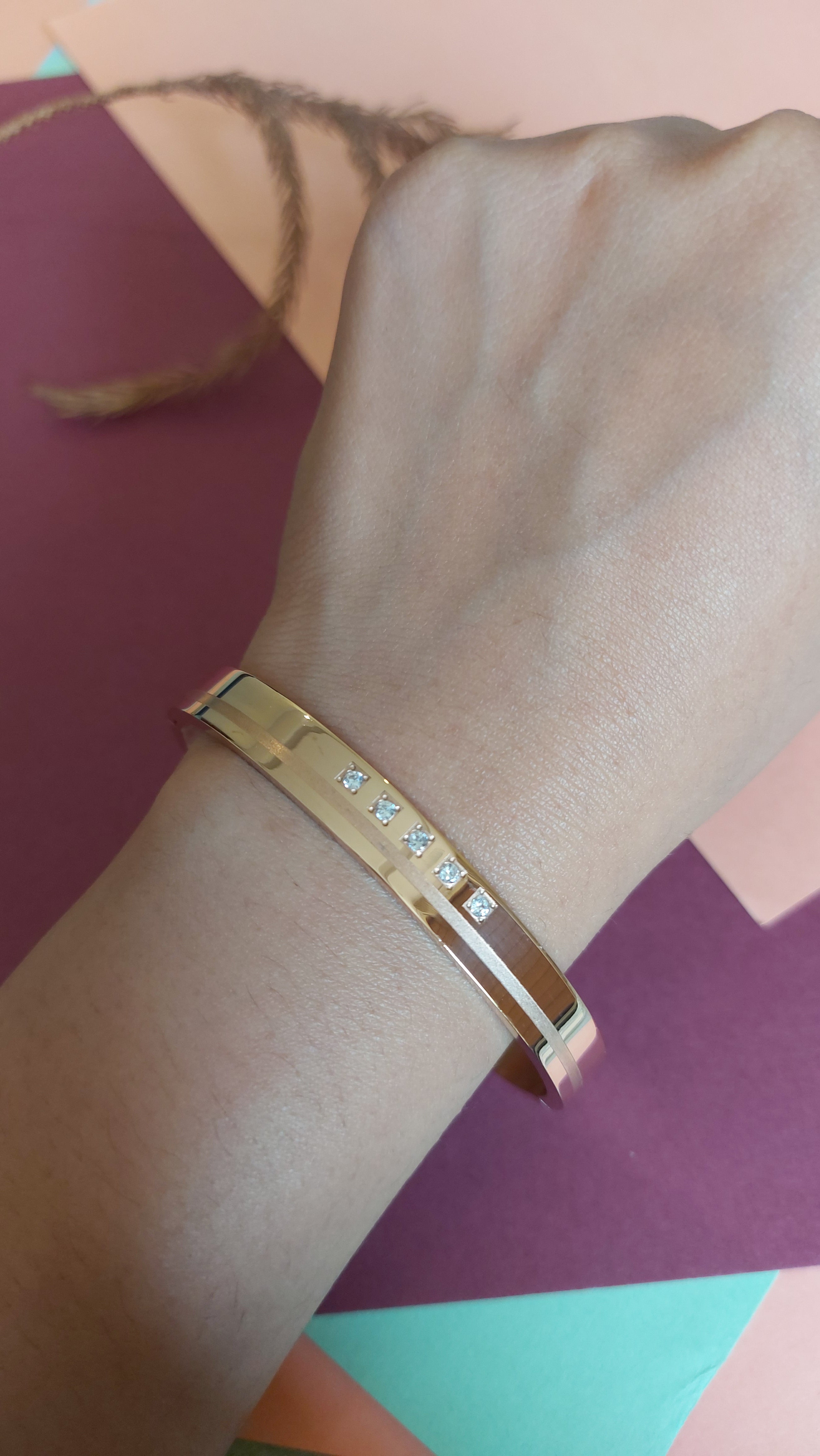 ANTI TARNISH OPENABLE ROSE GOLD PLATED BRACELET