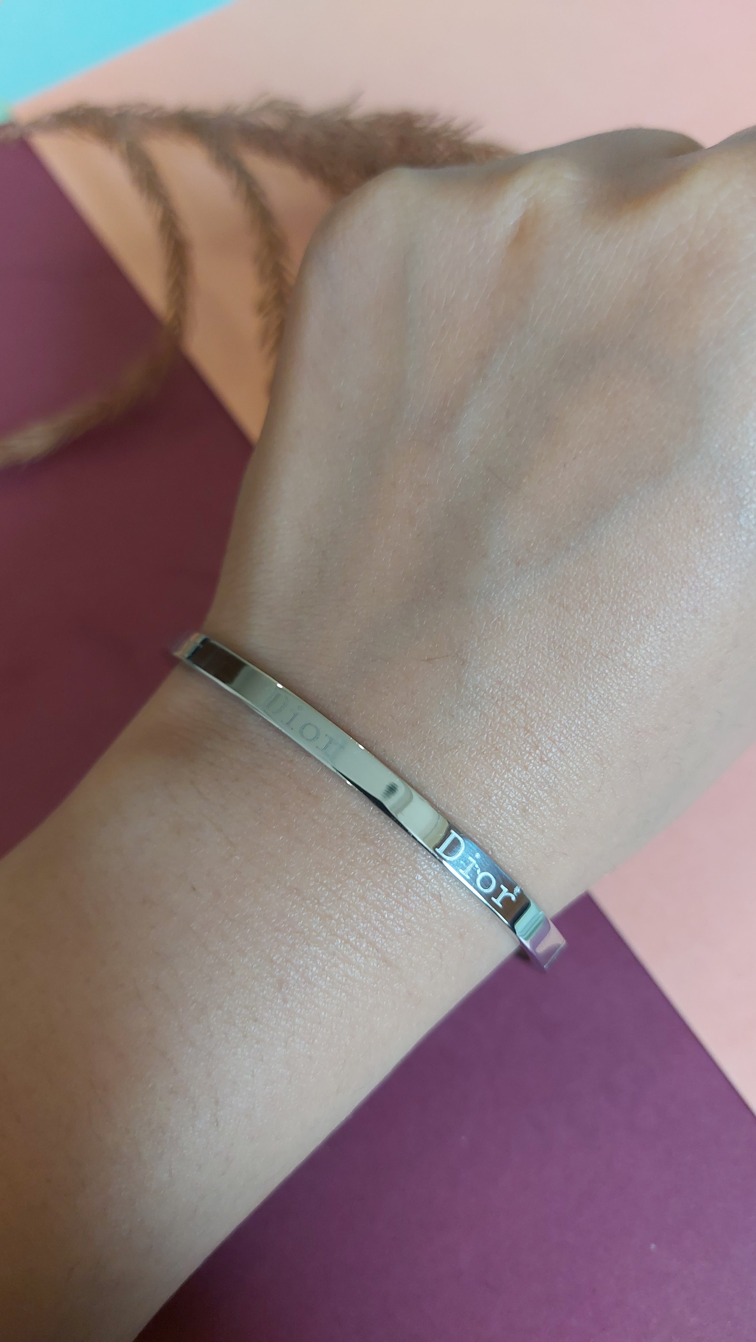 ANTI TARNISH OPENABLE SILVER PLATED BRACELET