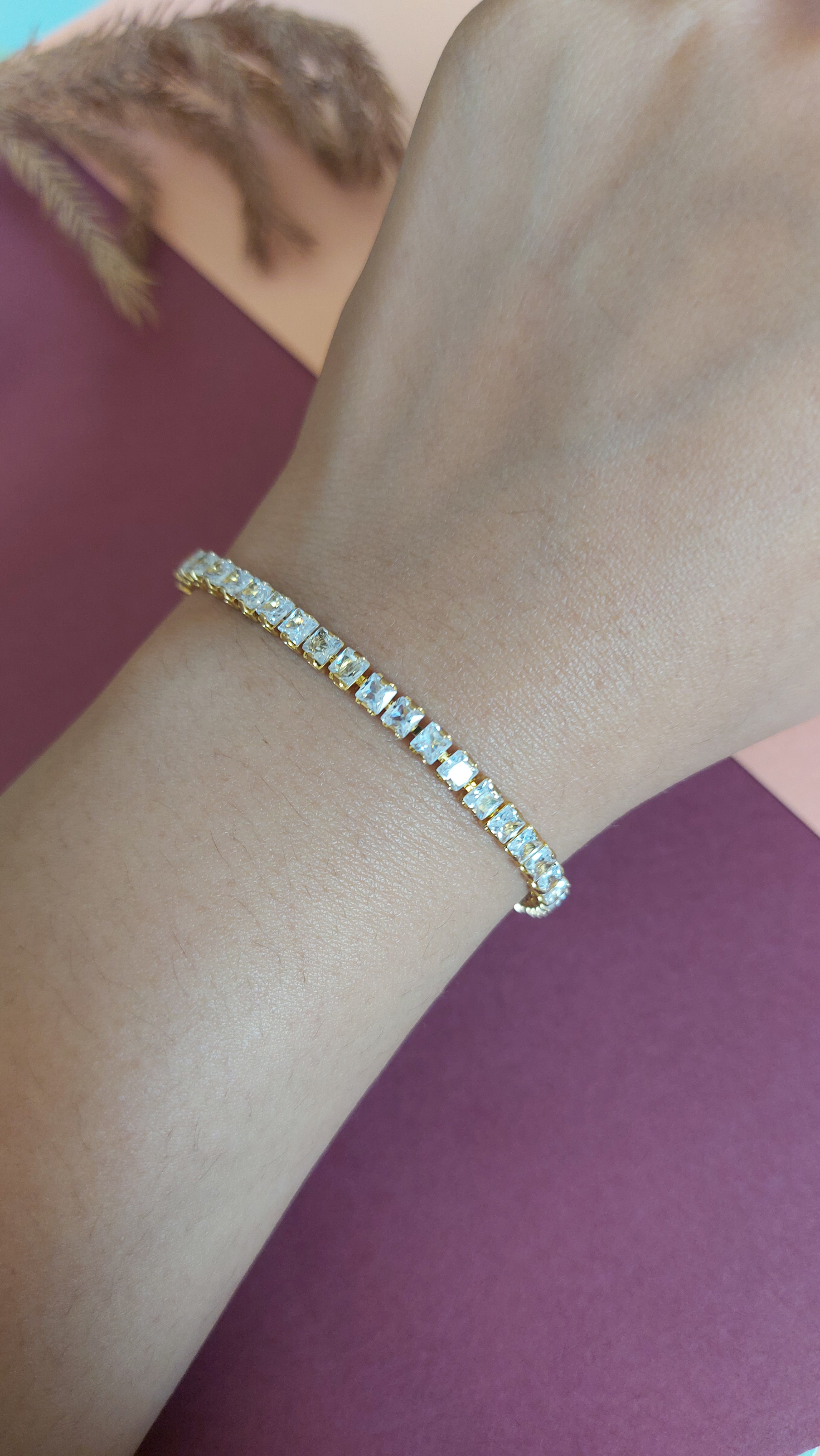 AMERICAN DIAMOND TENNIS BRACELET BRACELET