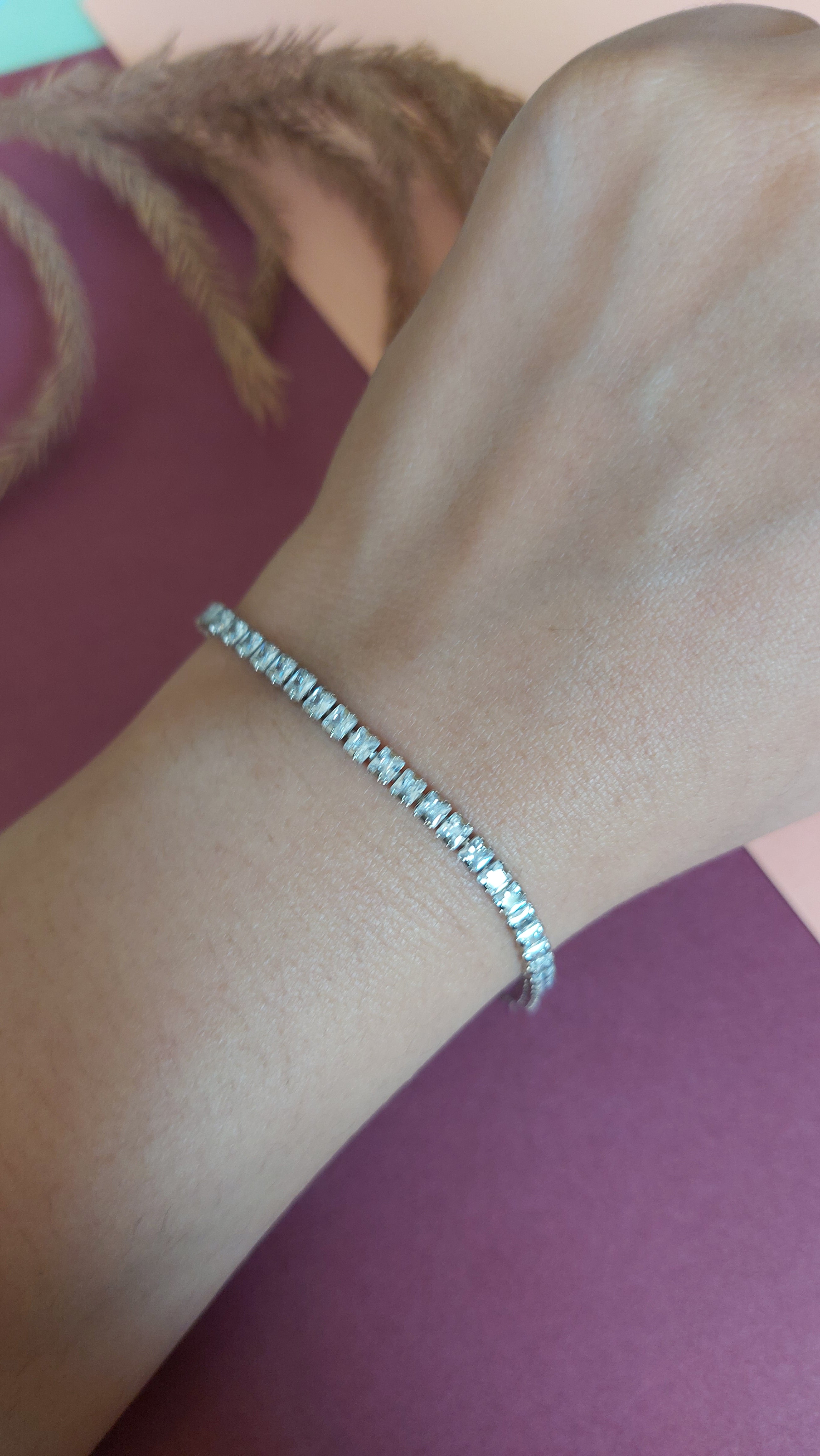 AMERICAN DIAMOND TENNIS BRACELET BRACELET