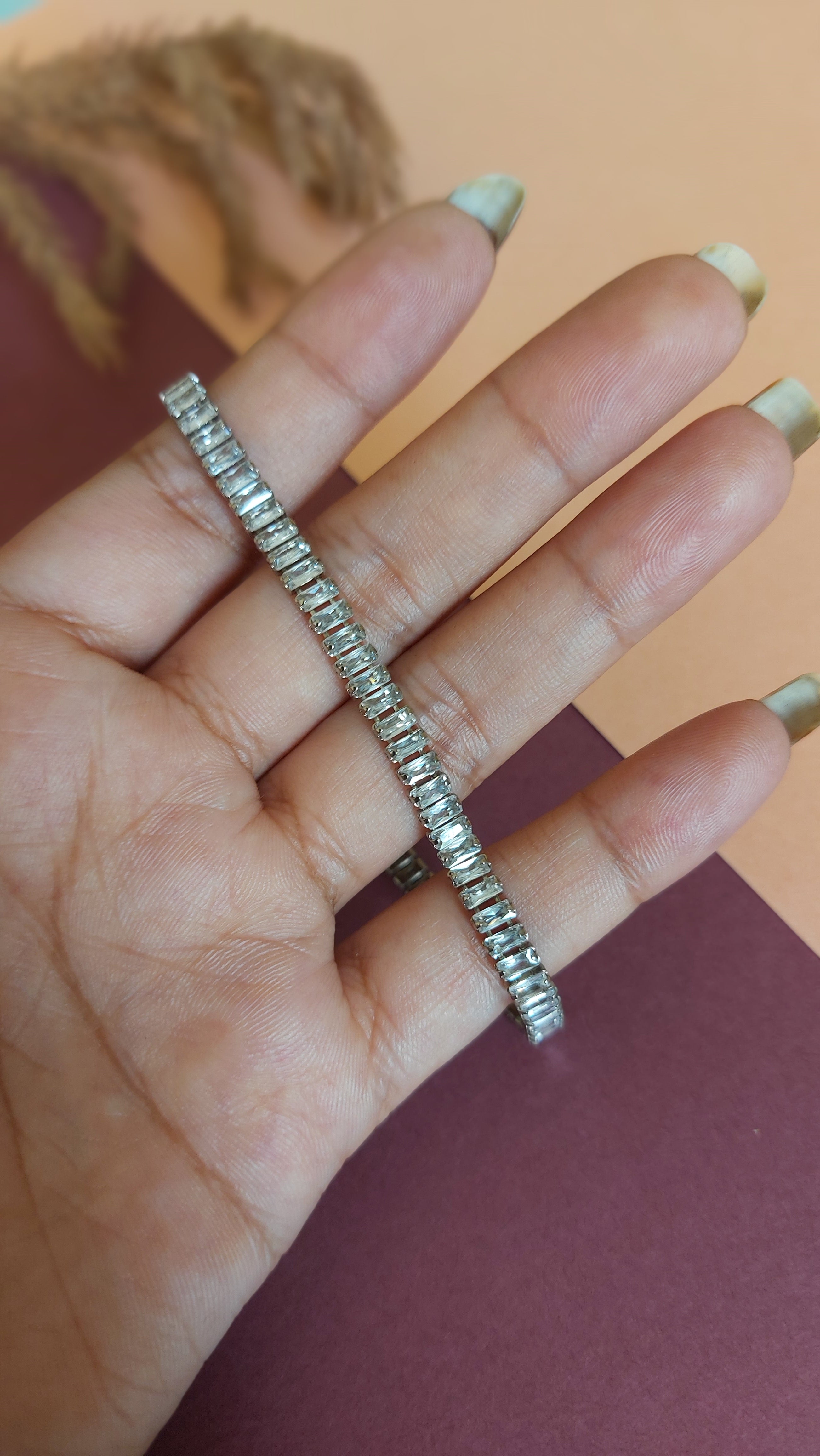 AMERICAN DIAMOND TENNIS BRACELET BRACELET