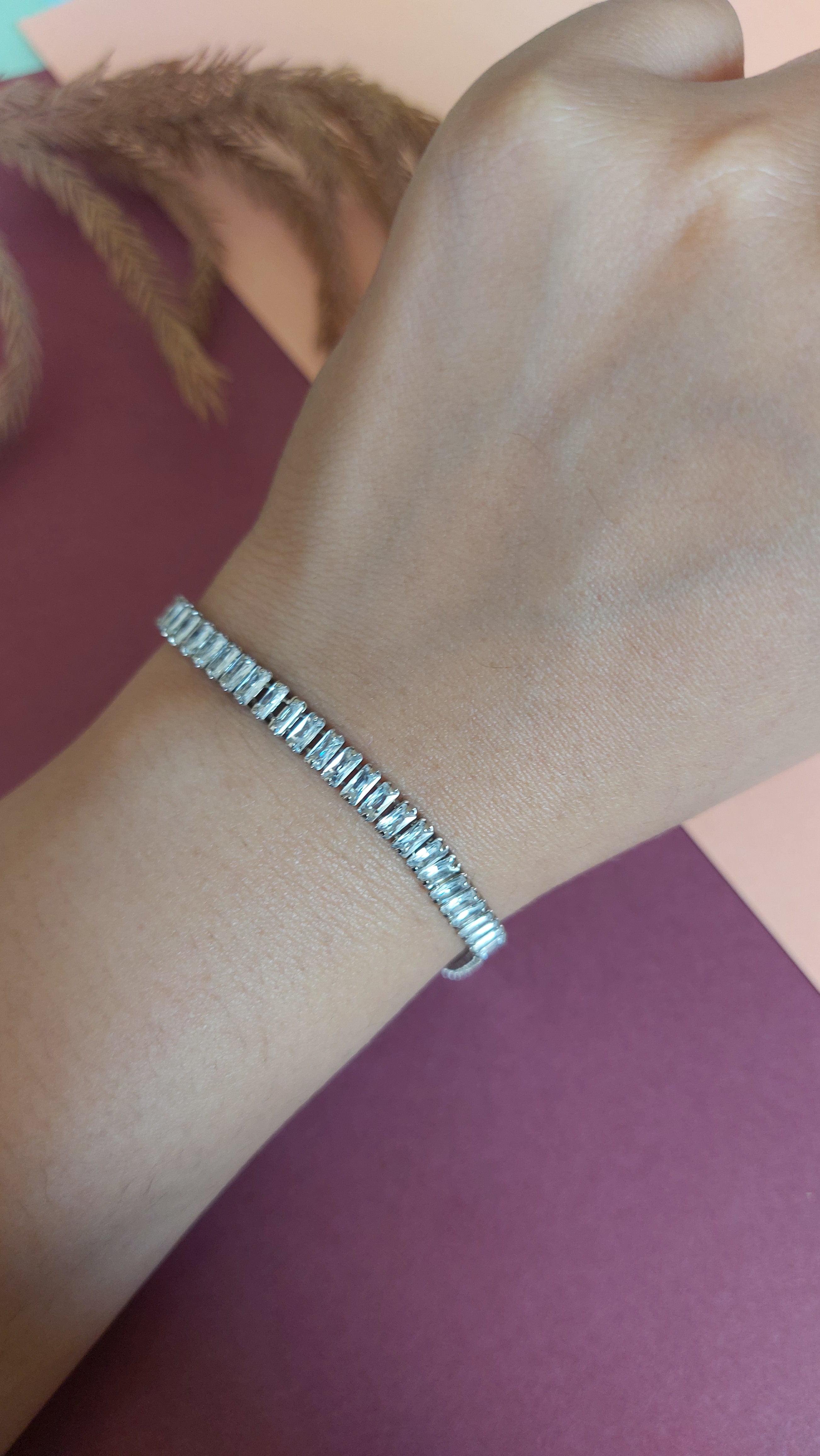 AMERICAN DIAMOND TENNIS BRACELET BRACELET